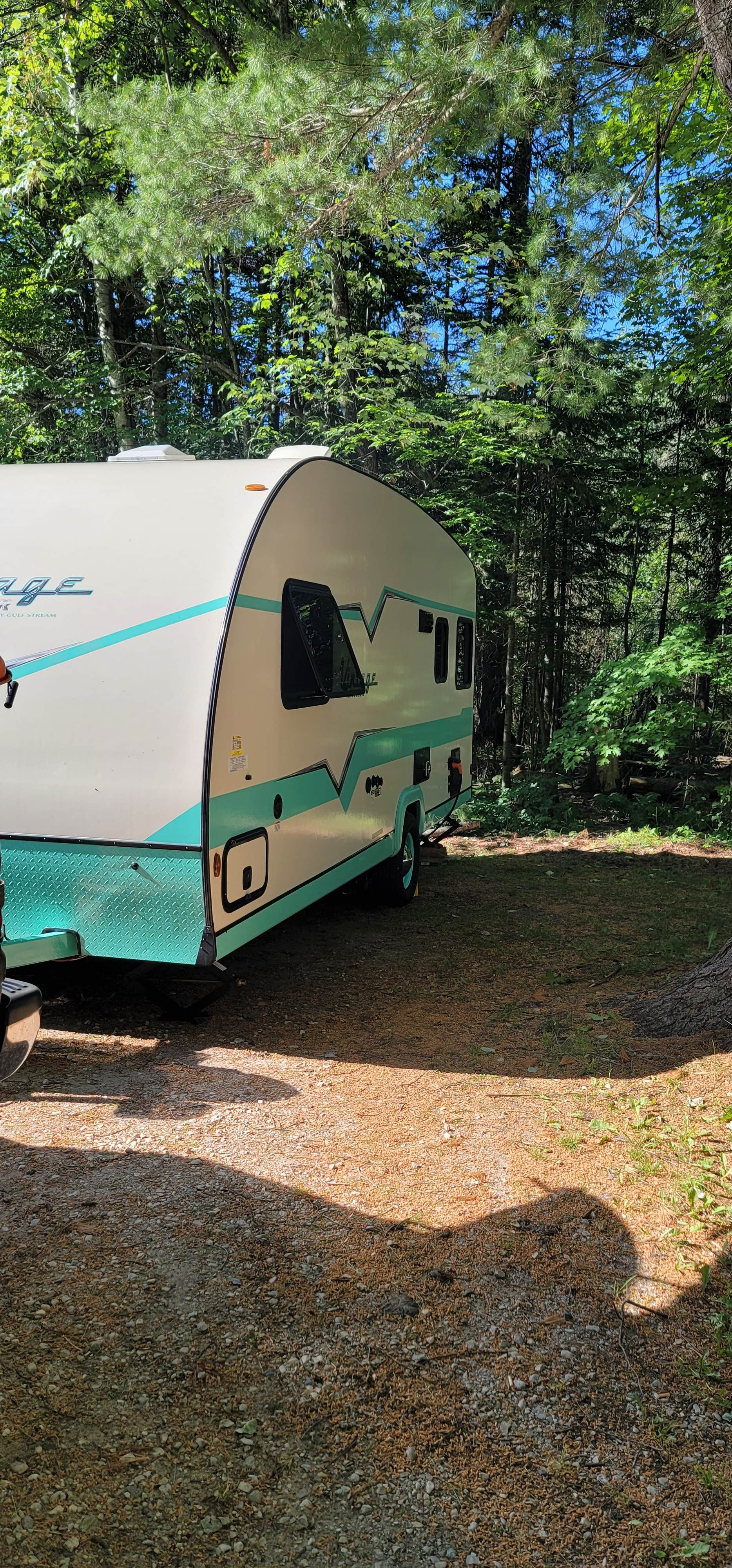 Amanda S.'s photo of rv camping at Lower Falls Campground — Tahquamenon Falls State Park near Grand Marais, MI