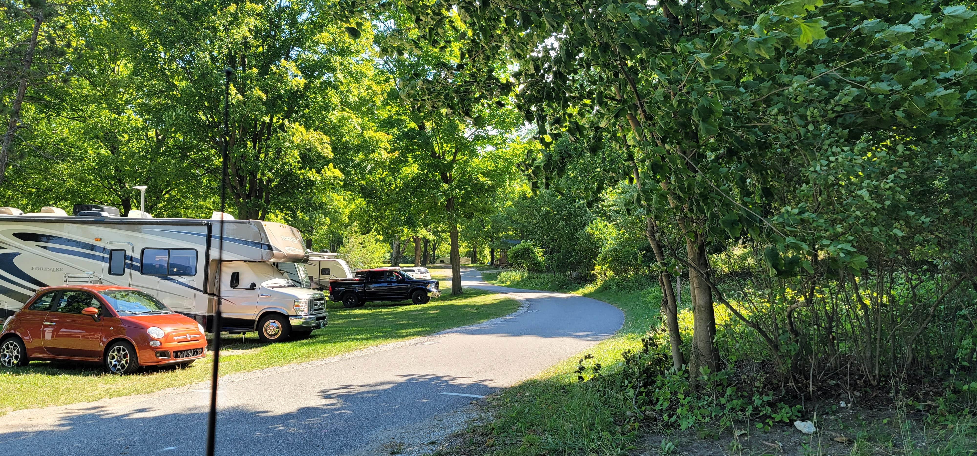 Amanda S.'s photo of rv camping at Orchard Beach State Park Campground near Frankfort, MI