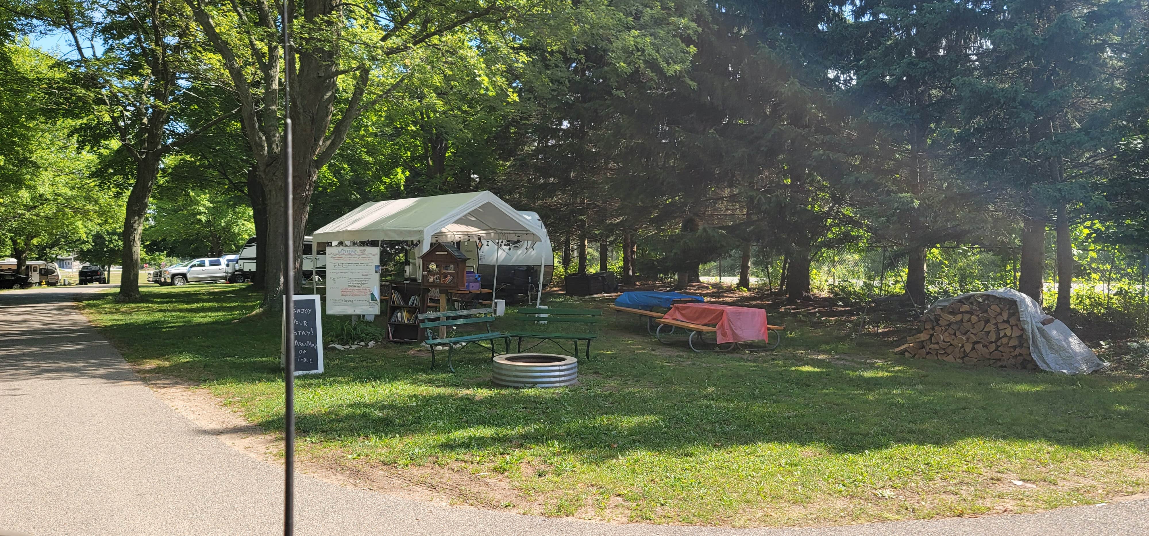 Amanda S.'s photo at Orchard Beach State Park Campground in Michigan