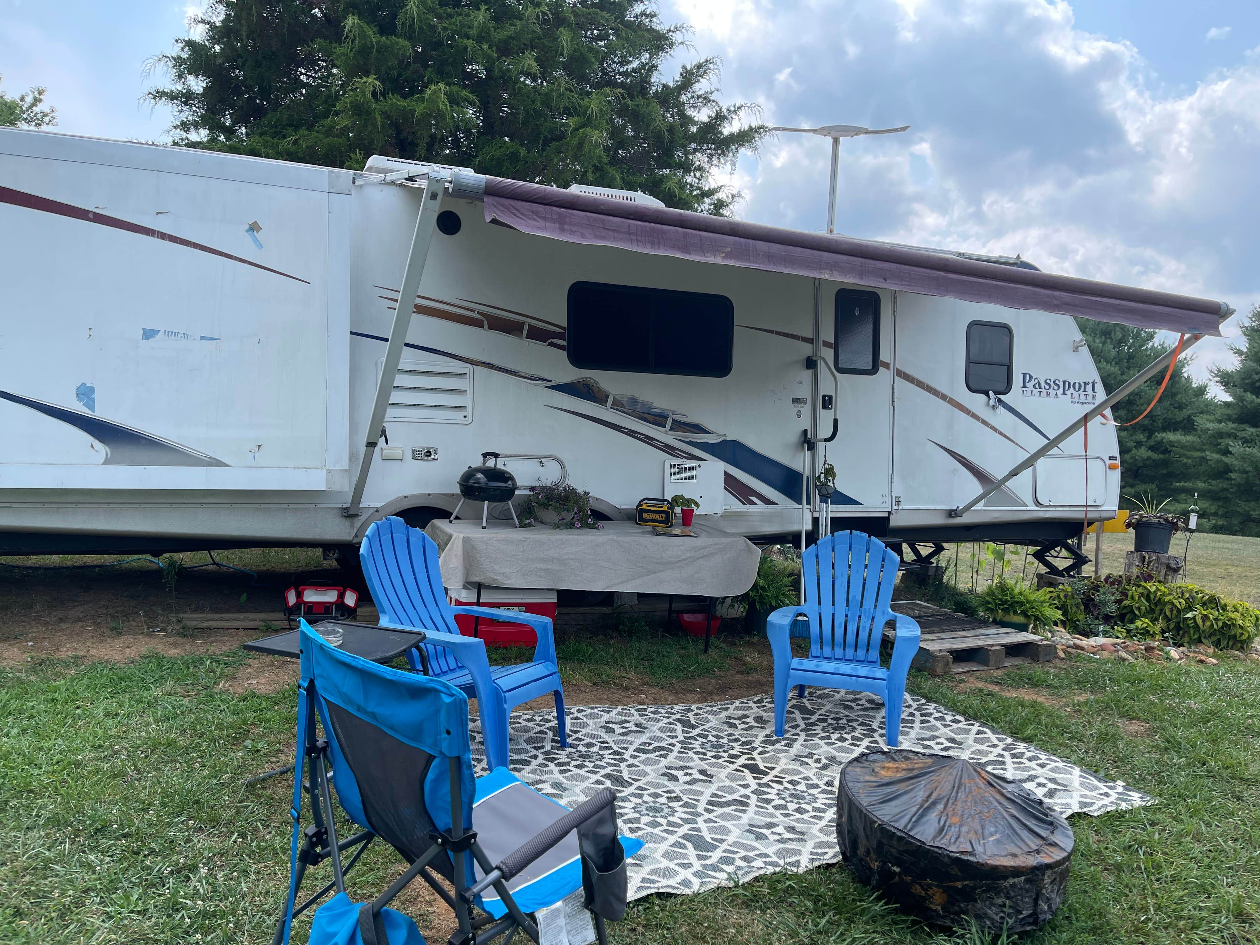 Amy W.'s photo of rv camping at 2nd 40 to 420 - The Farm near Scottsville, VA