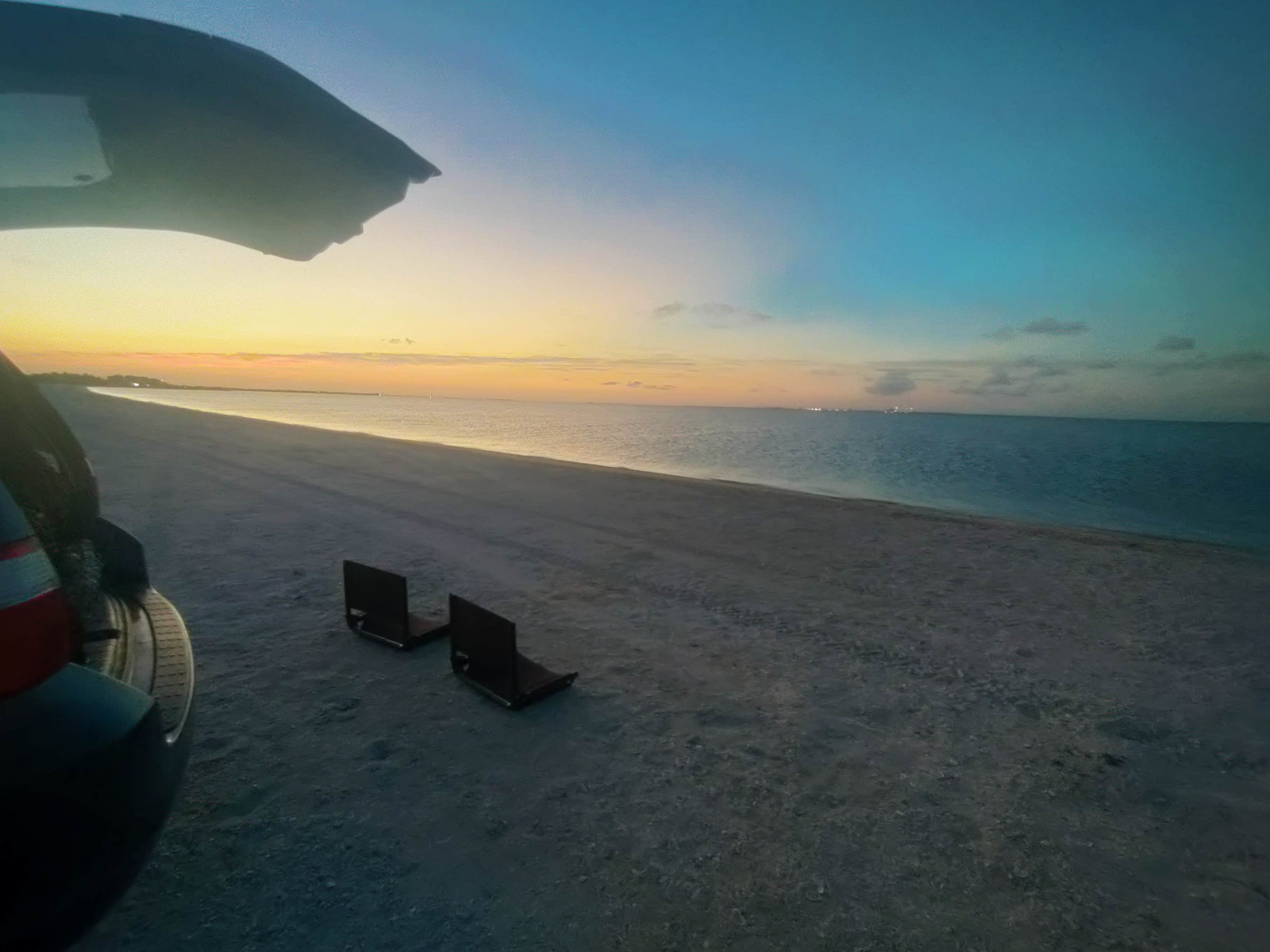 leah's photo of a dispersed camping area at Magnolia Beach near Edna, TX