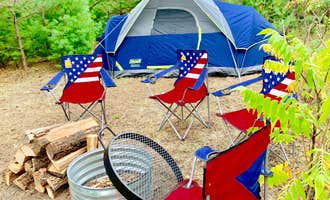 Camping near Mountain Valley Lodge & Campground : Camp Squid Off The Grid, Benzonia, Michigan