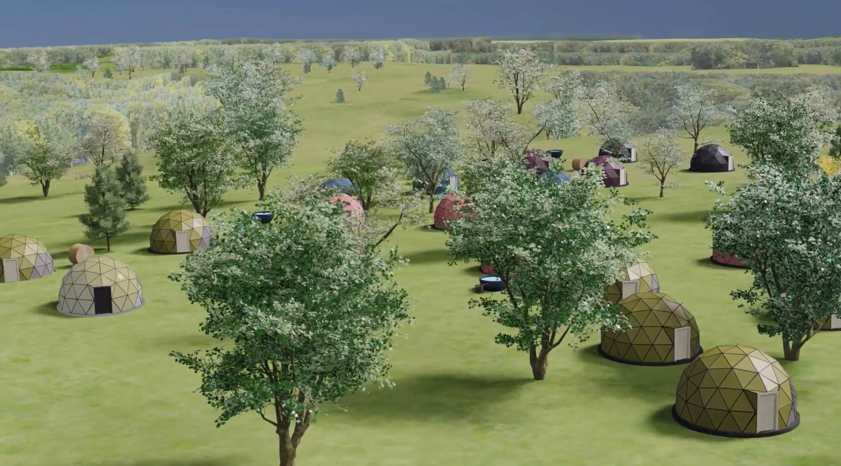 Camping near Sunny Brook RV Resort: Daydreamer Domes, South Haven, Michigan