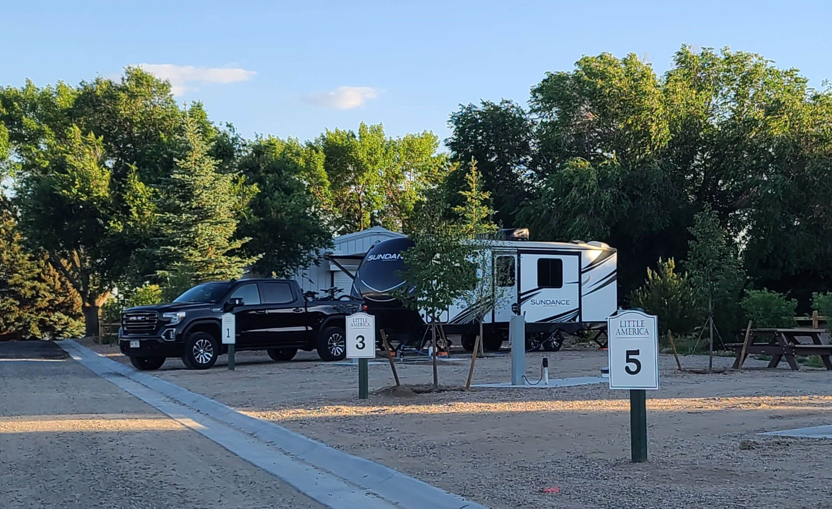 Amber M.'s photo of rv camping at Little America RV Park - A Traveler's Oasis near Flaming Gorge, UT