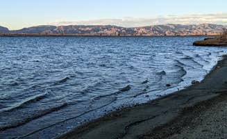 Shari G.'s photo of a dispersed camping area at Lake Cameahwait near Thermopolis, WY