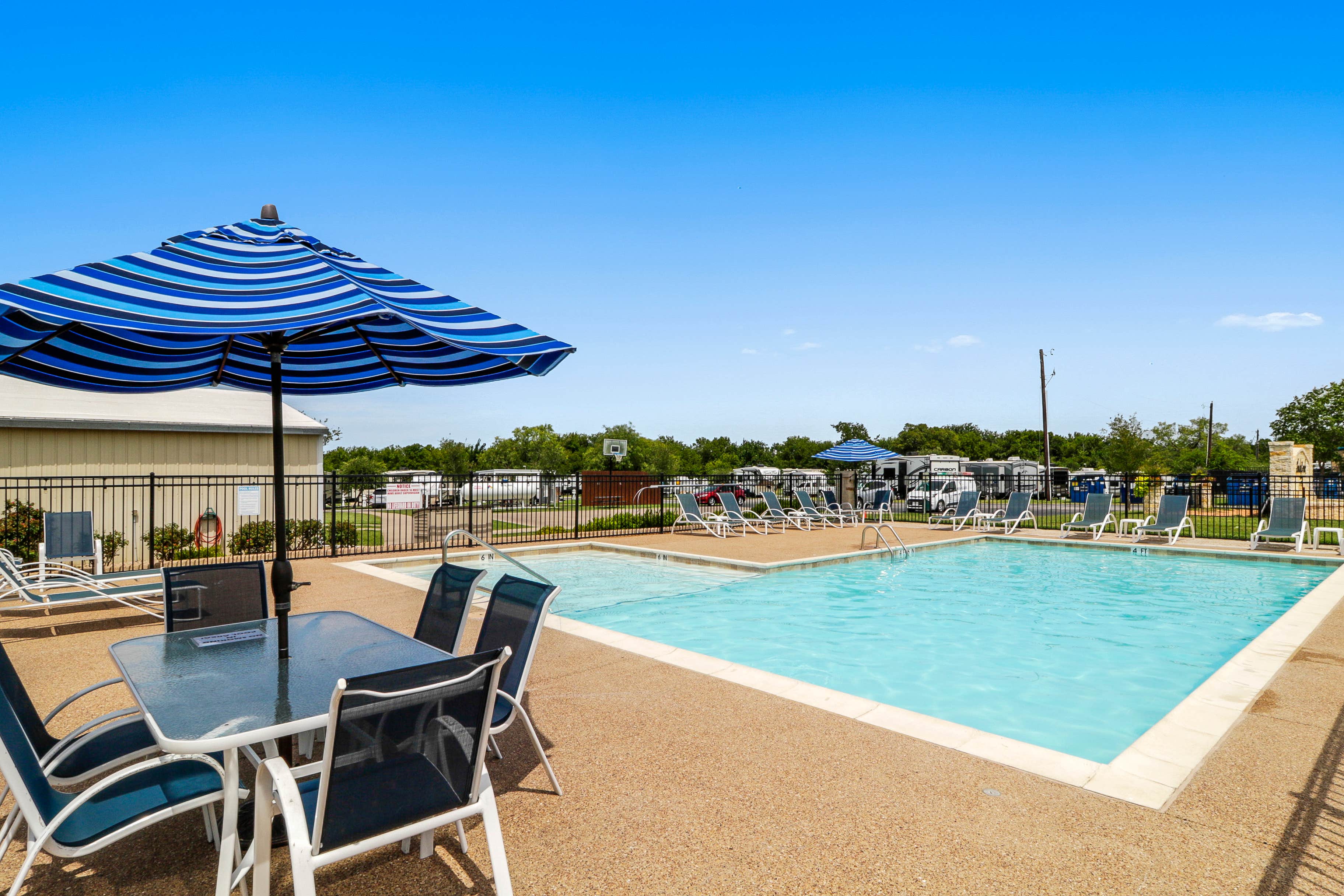Camping near Isle du Bois Campsites — Ray Roberts Lake State Park: Shady Creek RV Park and Storage, Savannah, Texas