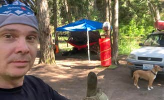King K.'s photo of a dispersed camping area at North Fork Chewelah Creek near Lake Roosevelt National Recreation Area