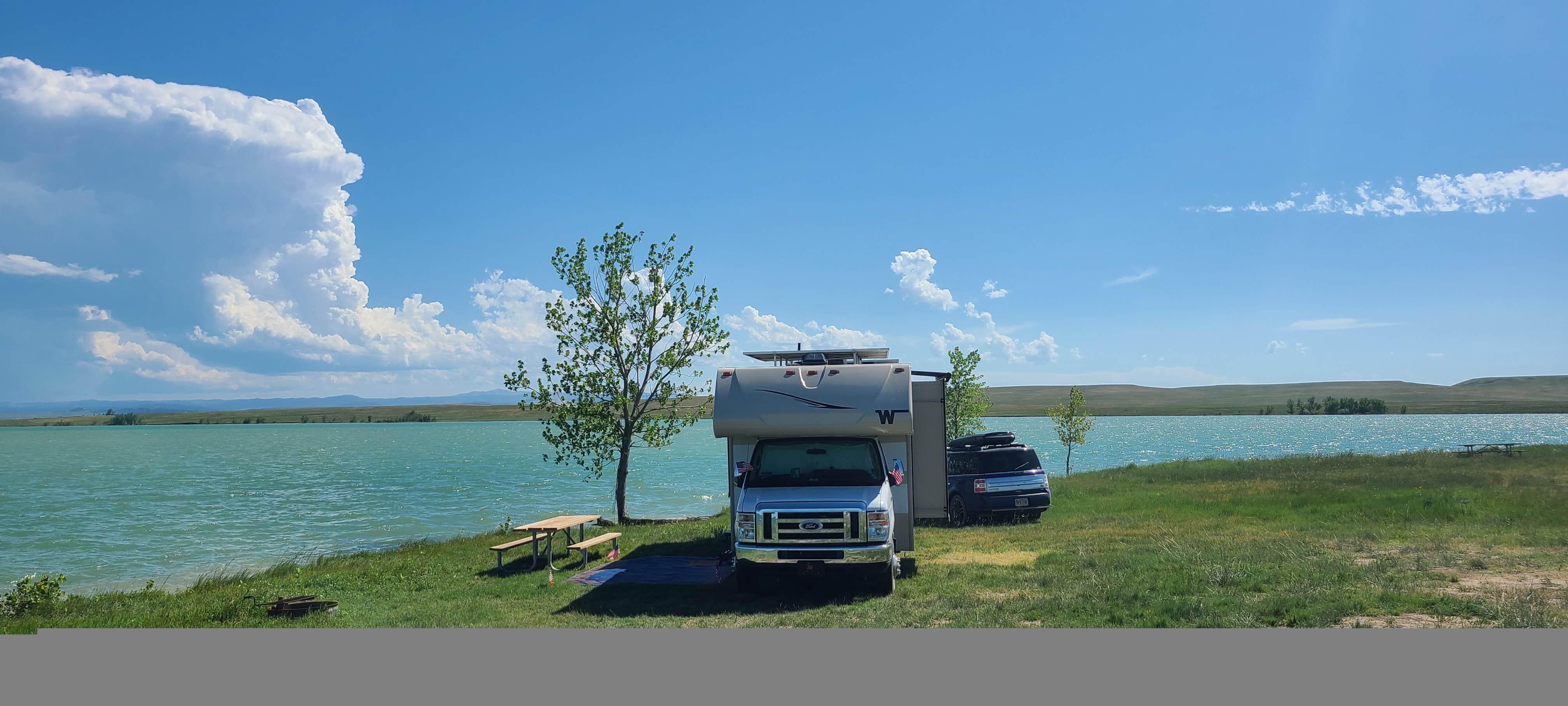 Camper submitted image from Belle Fourche Reservoir Dispersed Camping - 1