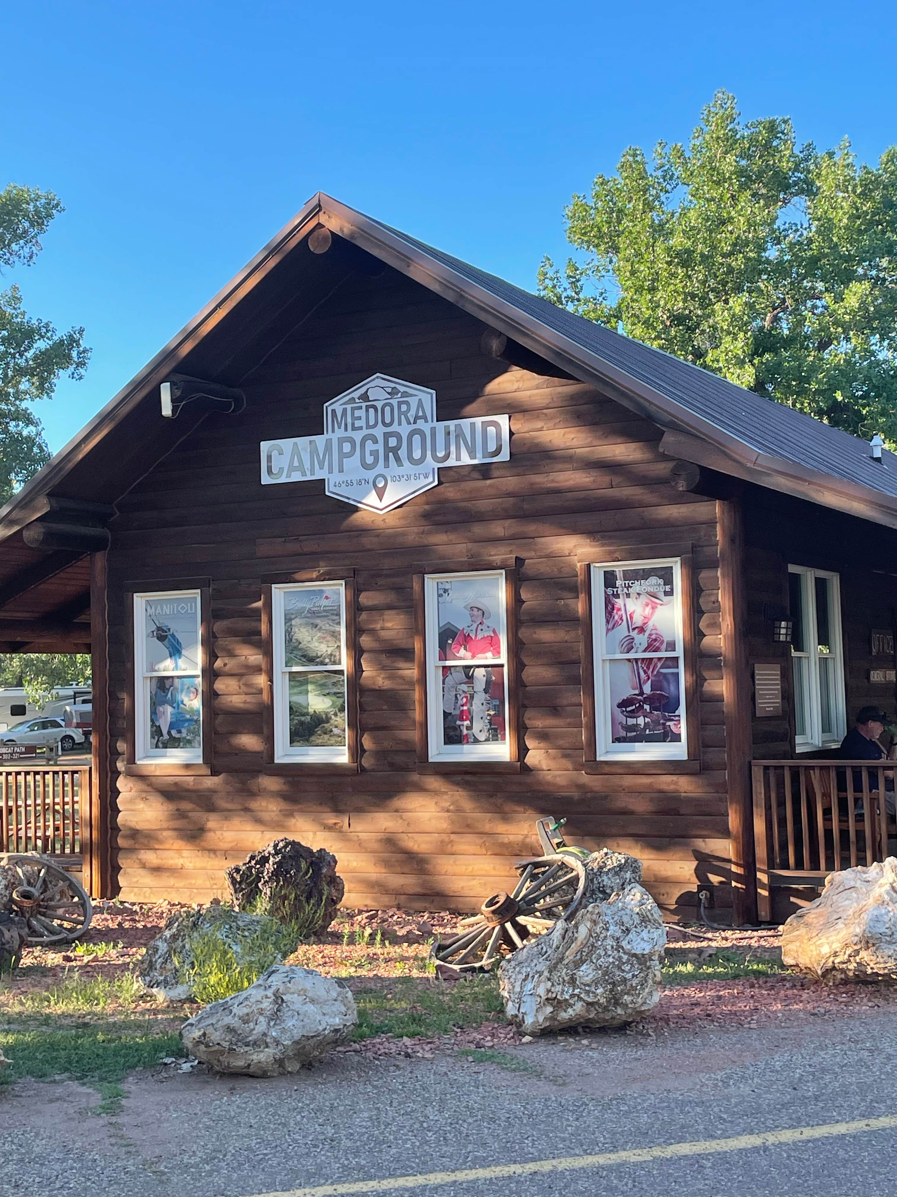 adelia's photo of glamping accommodations at Medora Campground near Grassy Butte, ND