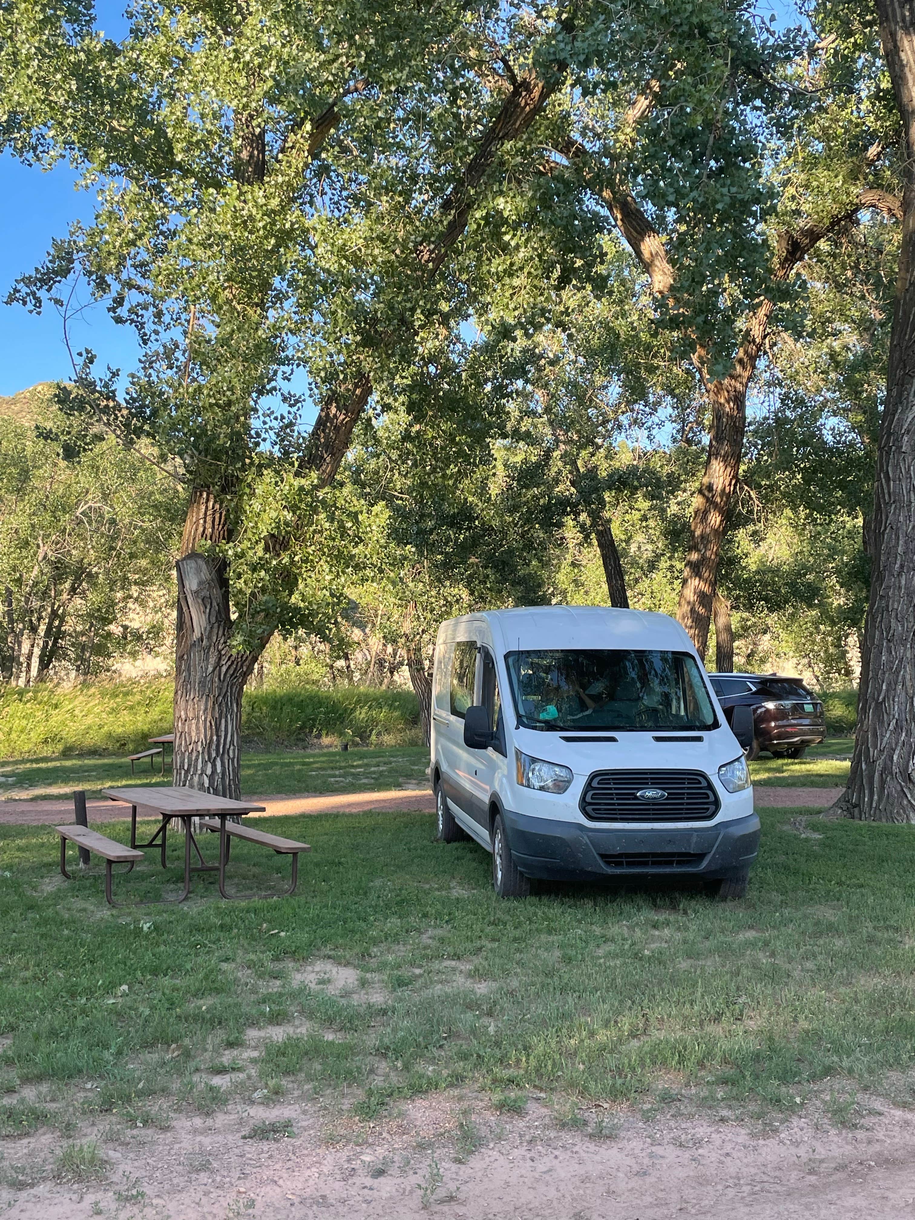 adelia's photo of rv camping at Medora Campground near Amidon, ND