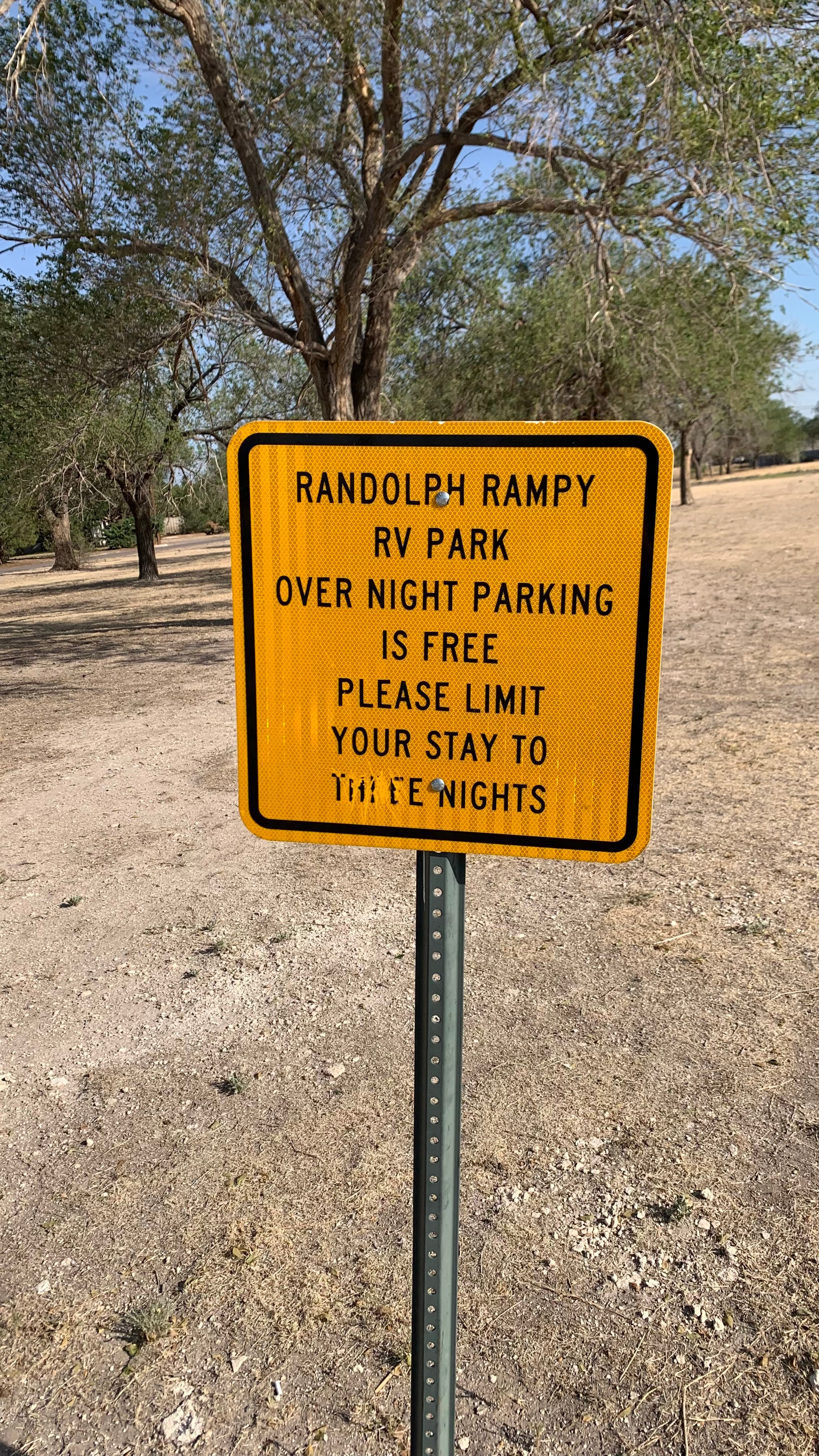 Camper submitted image from Randolph Rampy Park - 1