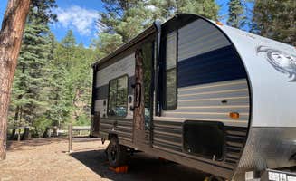Karen B.'s photo of rv camping at Hyde Memorial State Park Campground near Española, NM