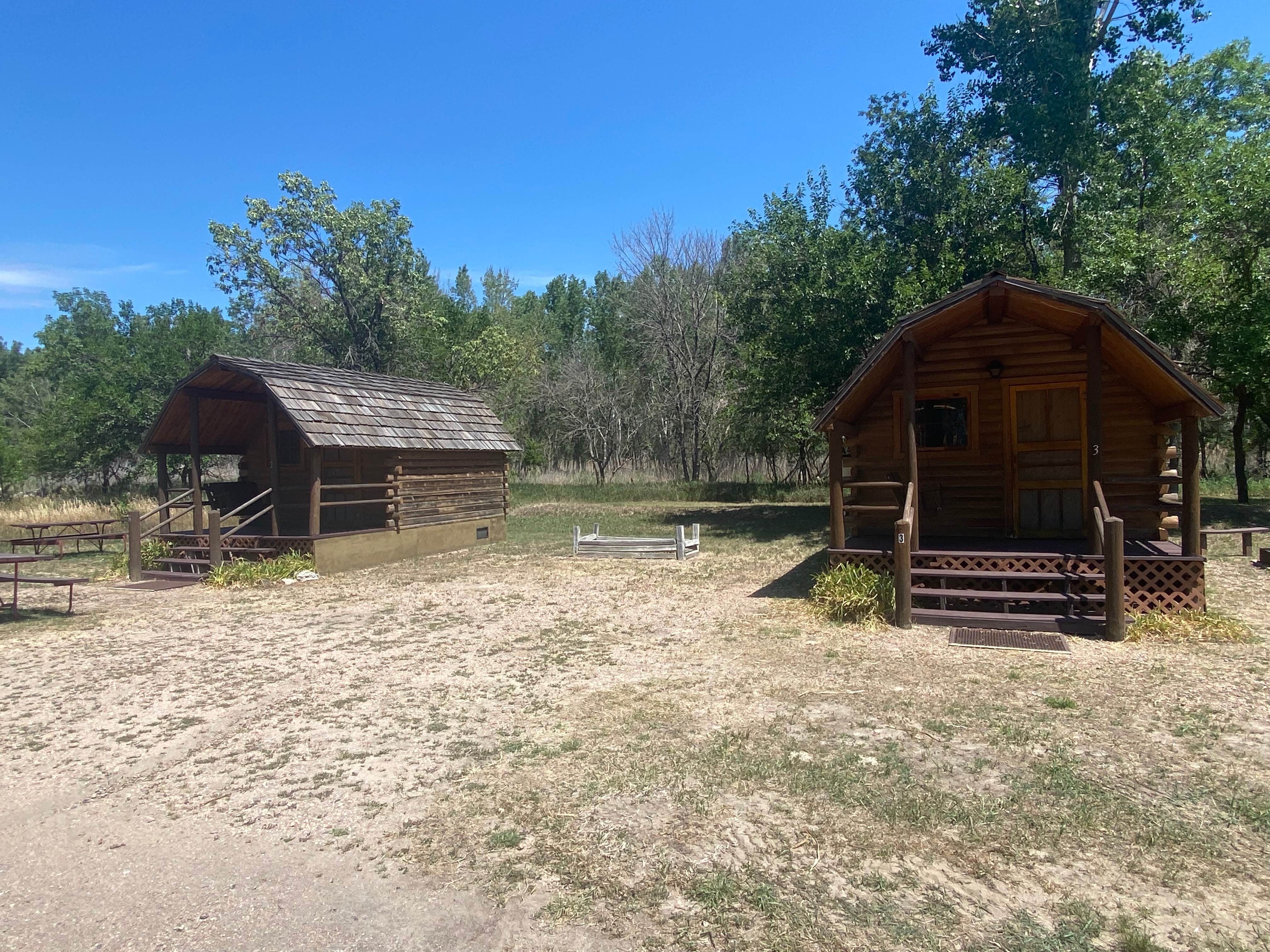 Shannon G.'s photo of a cabin at Blue Heron Campground near Broken Bow, NE
