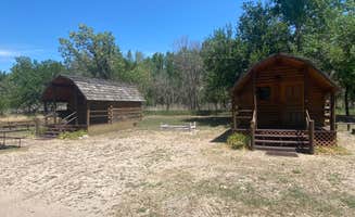 Shannon G.'s photo of glamping accommodations at Blue Heron Campground in Nebraska