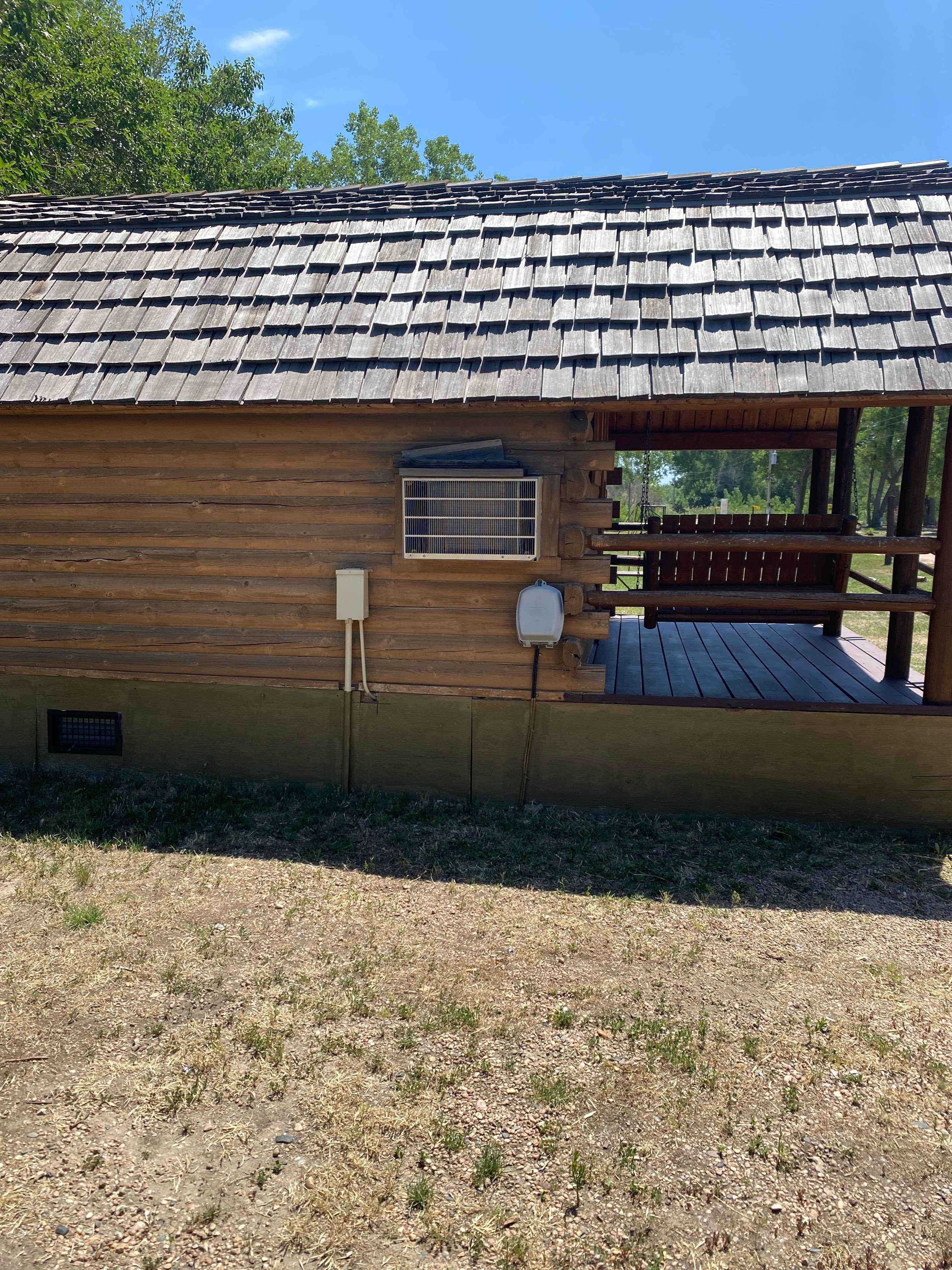 Shannon G.'s photo of glamping accommodations at Blue Heron Campground near North Platte, NE