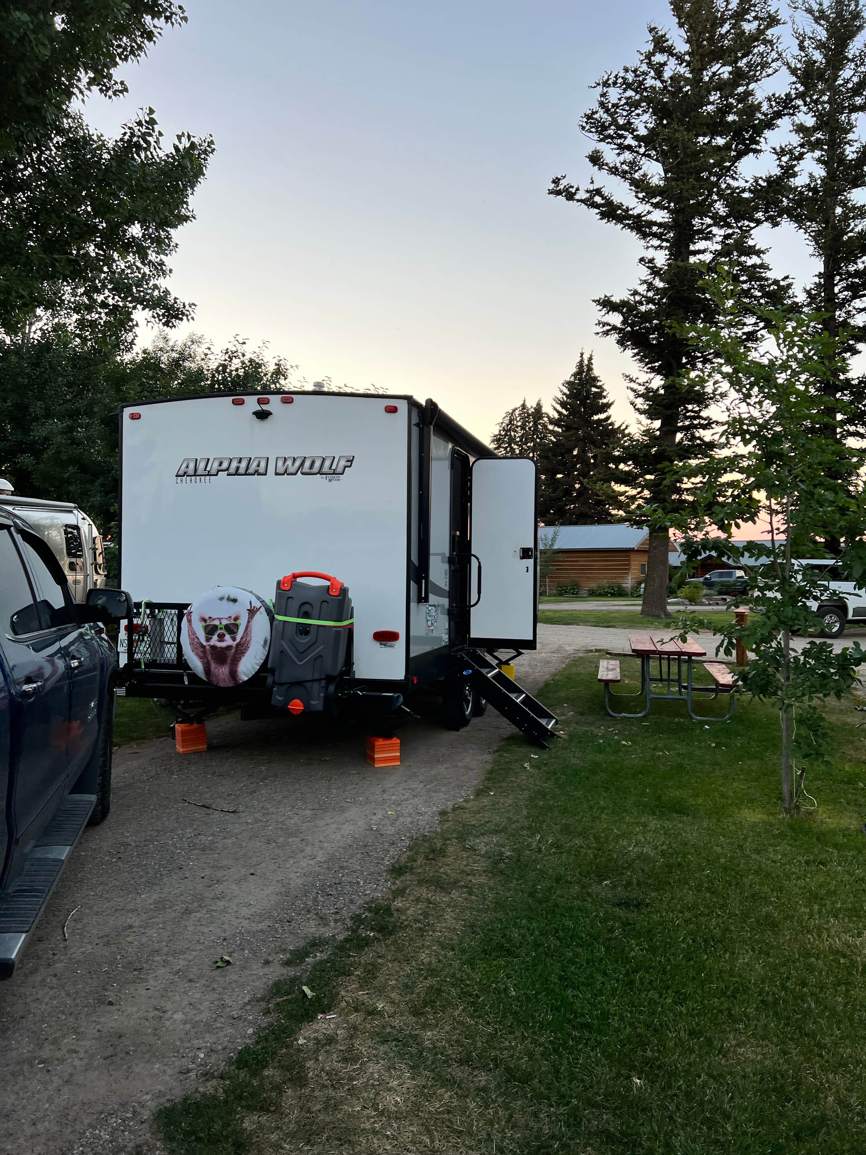 Corrie's photo of rv camping at Bozeman Hot Springs Campground & RV near Ennis, MT