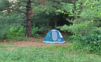 orv D.'s photo of tent camping at Hawk Nest Mushroom Farm near Shenandoah, VA