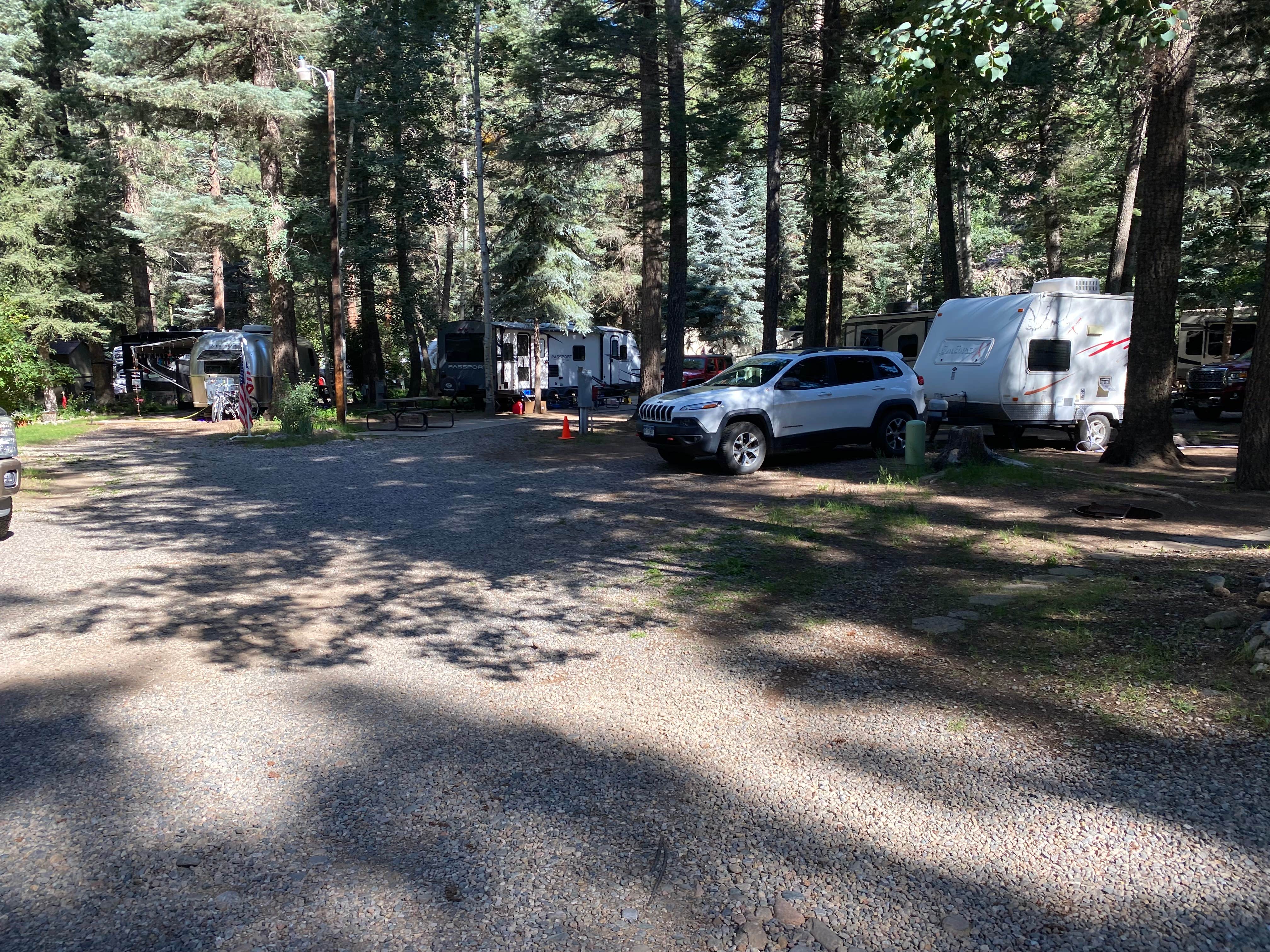 Amy & Stu B.'s photo of rv camping at Blue Spruce RV Park & Cabins near Bayfield, CO