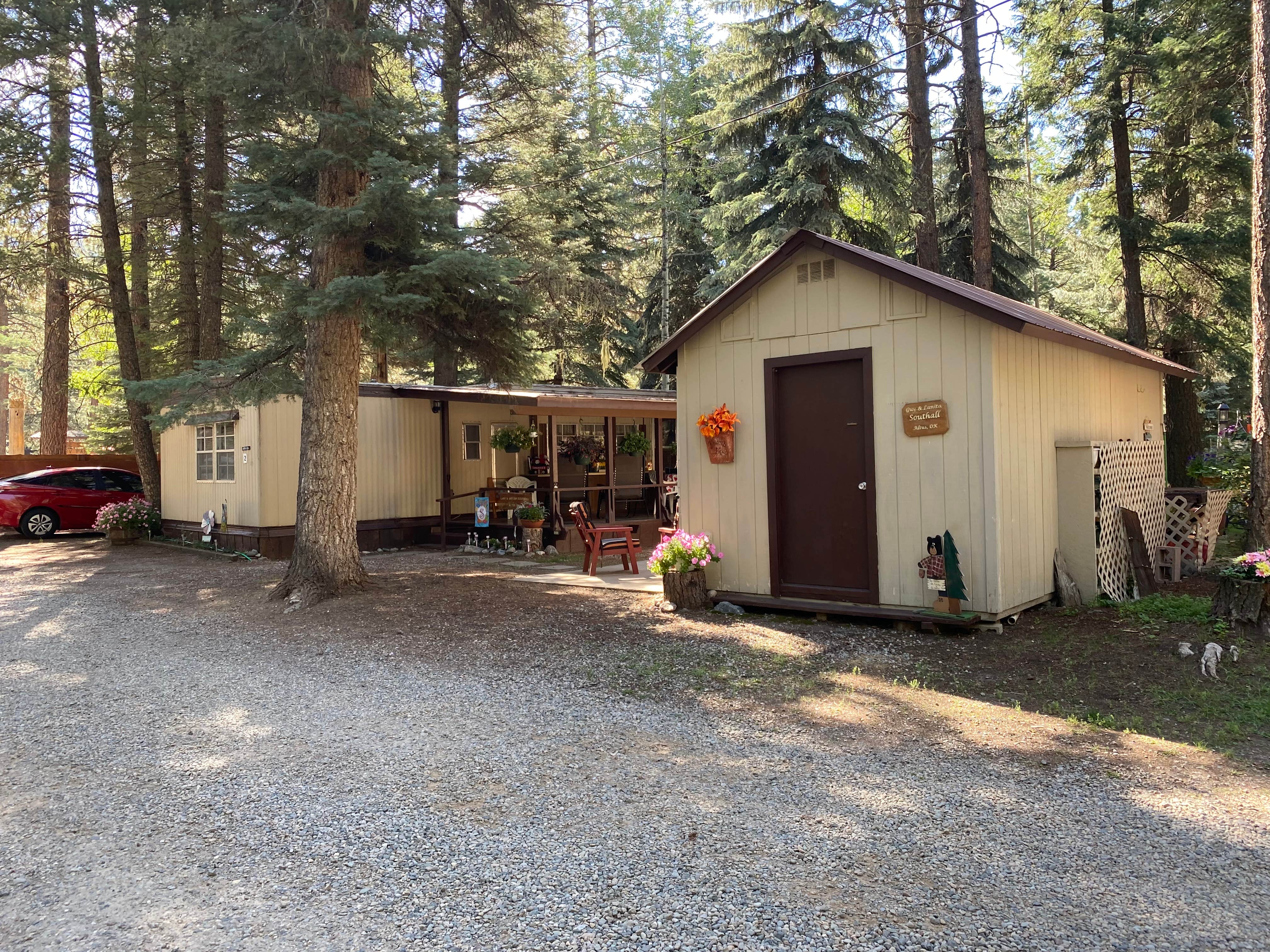 Amy & Stu B.'s photo of a cabin at Blue Spruce RV Park & Cabins near Lake City, CO