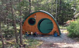 Micah B.'s photo of glamping accommodations at Quietside Campground near Georgetown, ME