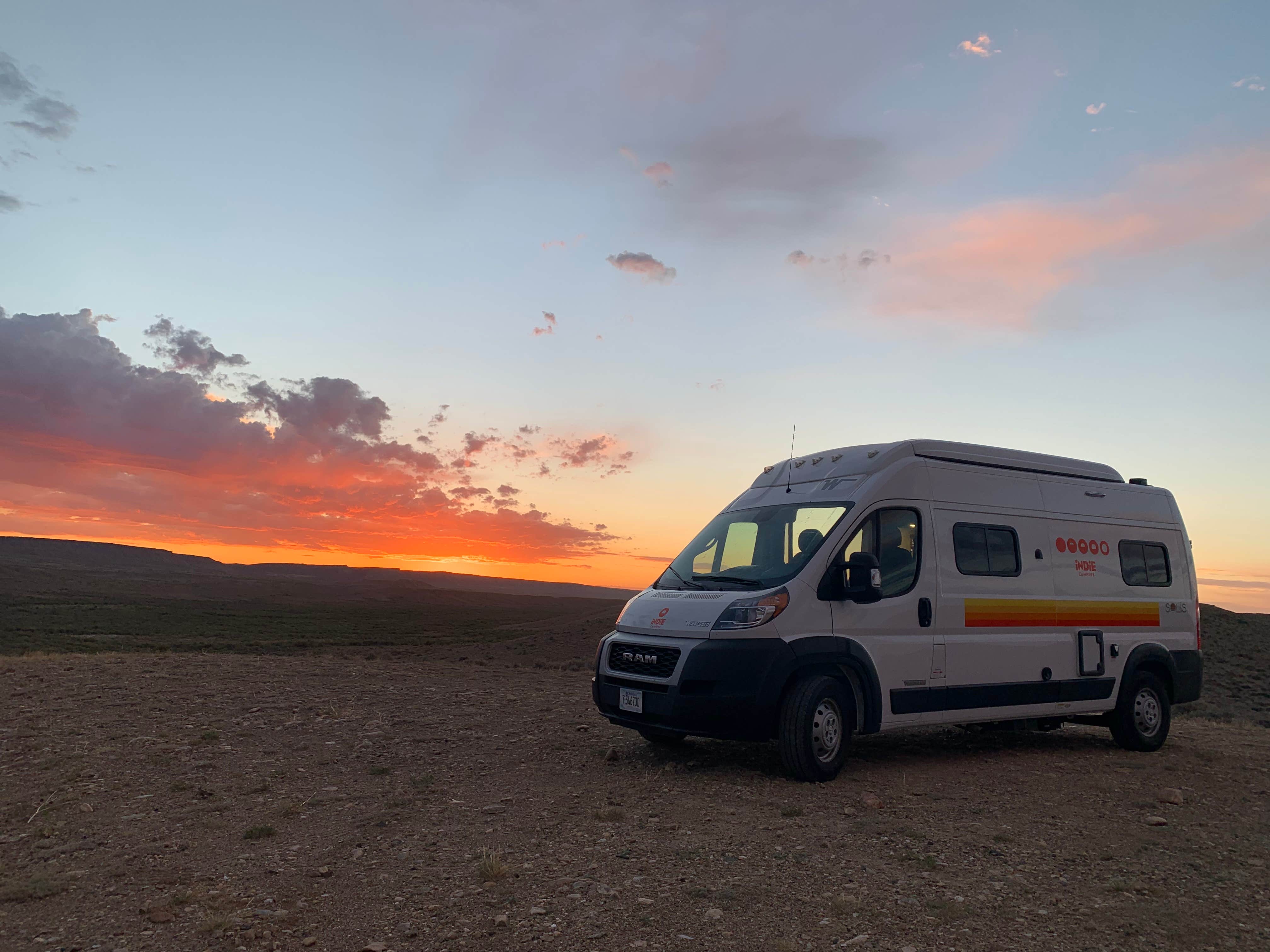 Sydney C.'s photo of rv camping at Teton Reservoir Campground - CLOSED near Elk Mountain, WY