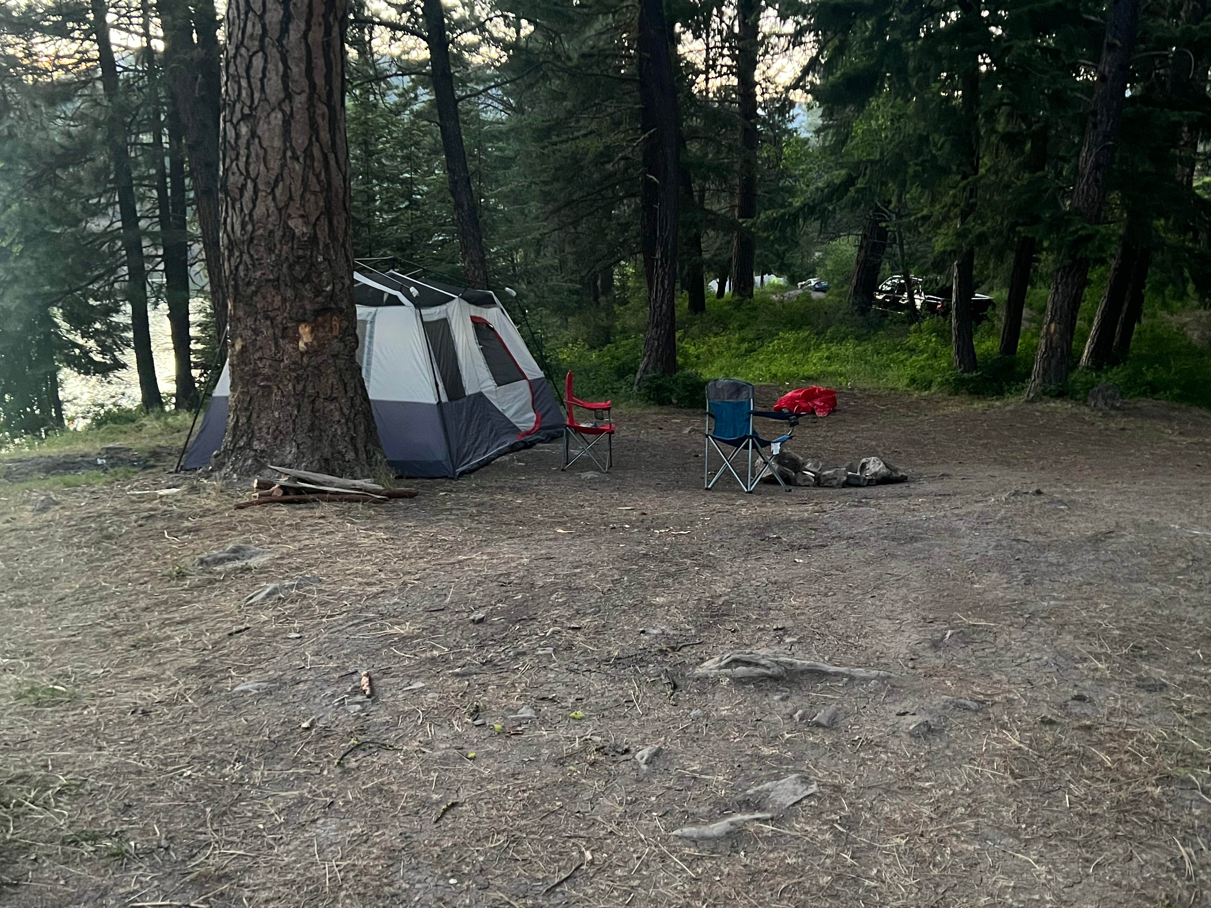 Jeff K.'s photo of a dispersed camping area at Fish Creek Dispersed near Goose Prairie, WA