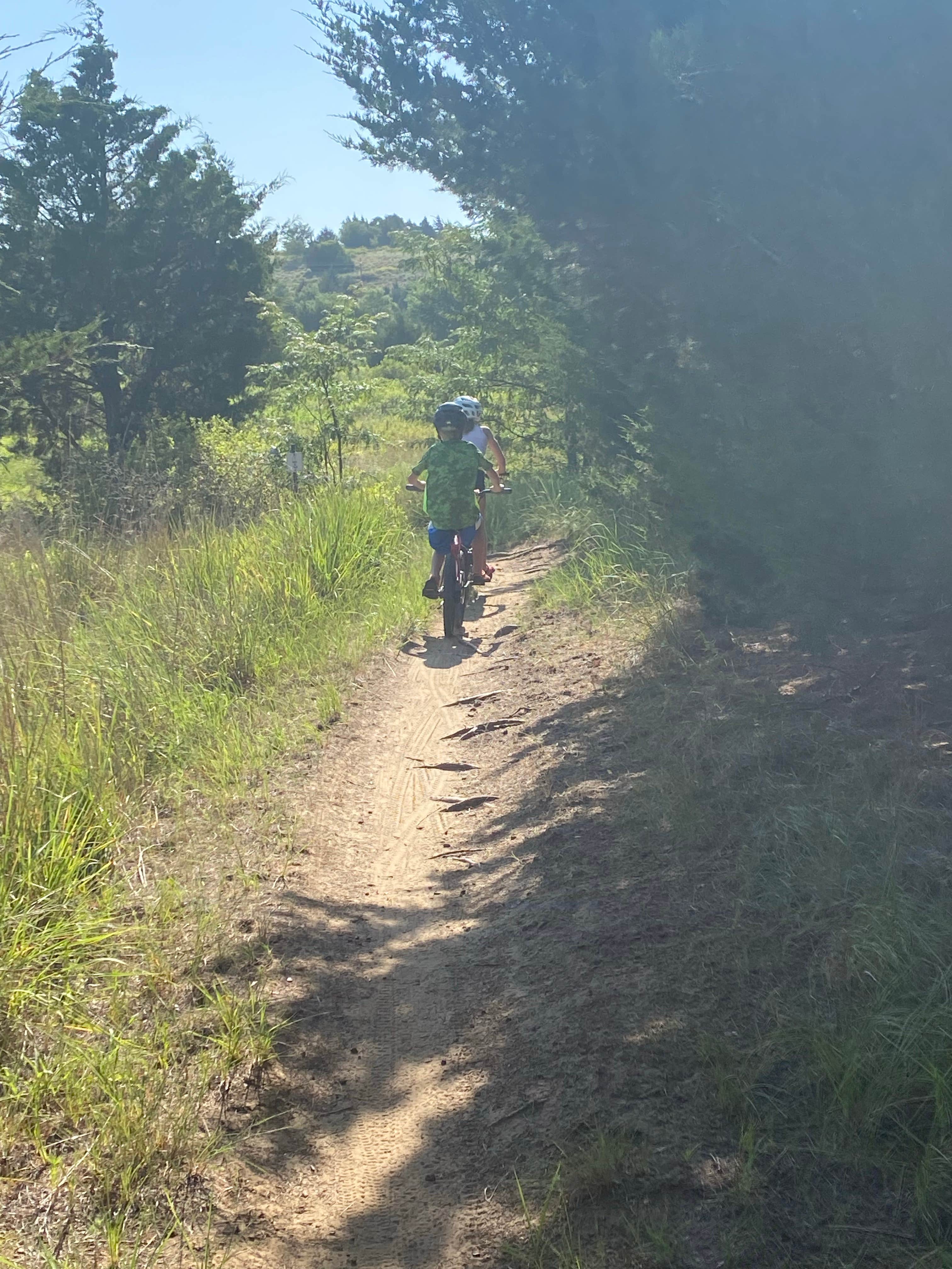 Camper-submitted photo at Grama Hell Creek Area Campground — Wilson State Park near Claflin, KS
