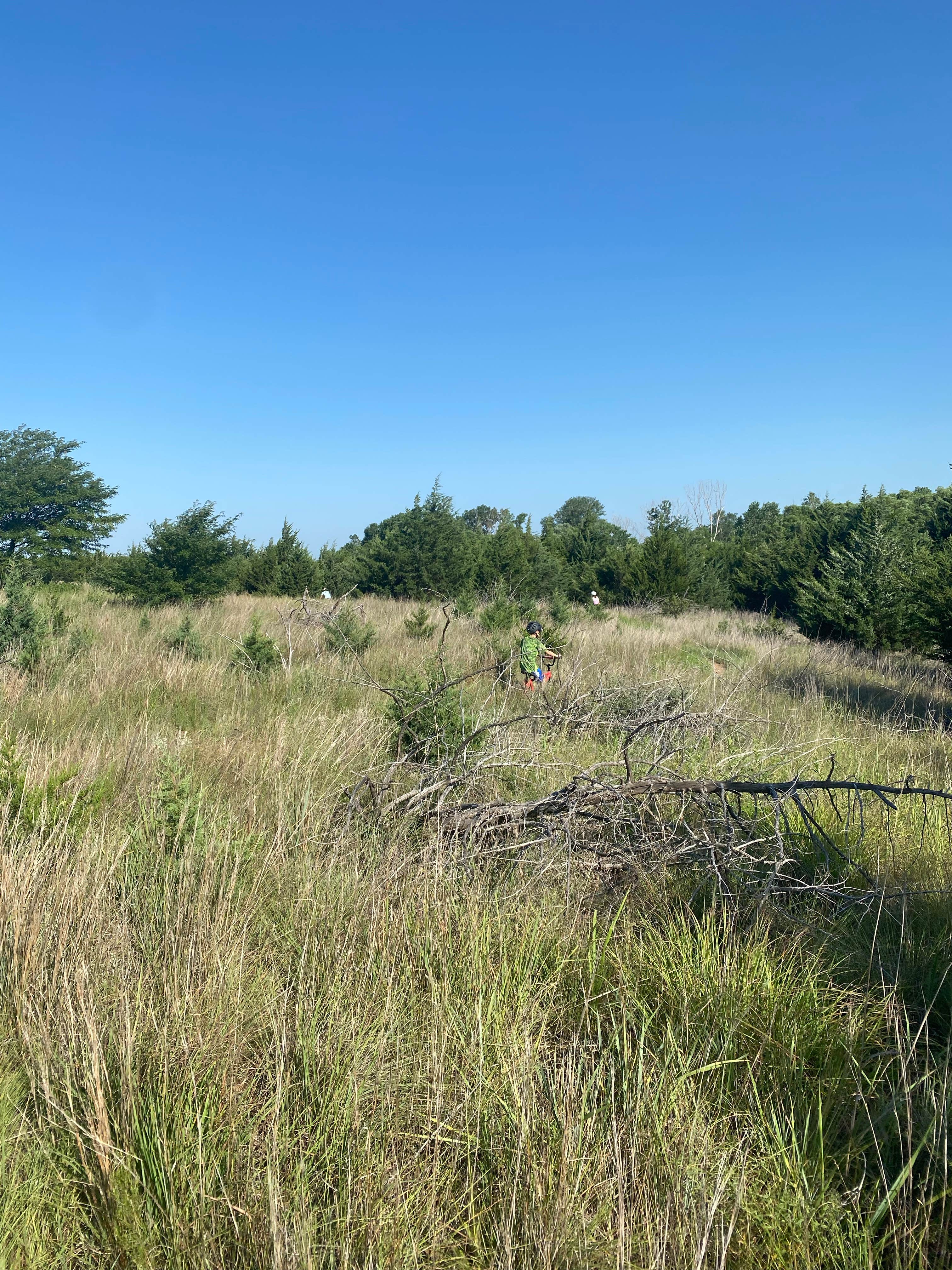 Camper-submitted photo at Grama Hell Creek Area Campground — Wilson State Park near Claflin, KS
