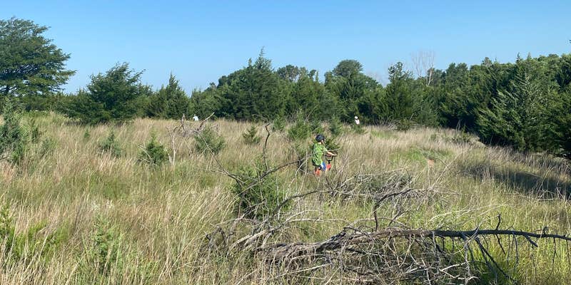 Camper submitted image from Grama Hell Creek Area Campground — Wilson State Park