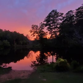 Coleman Lake at dusk