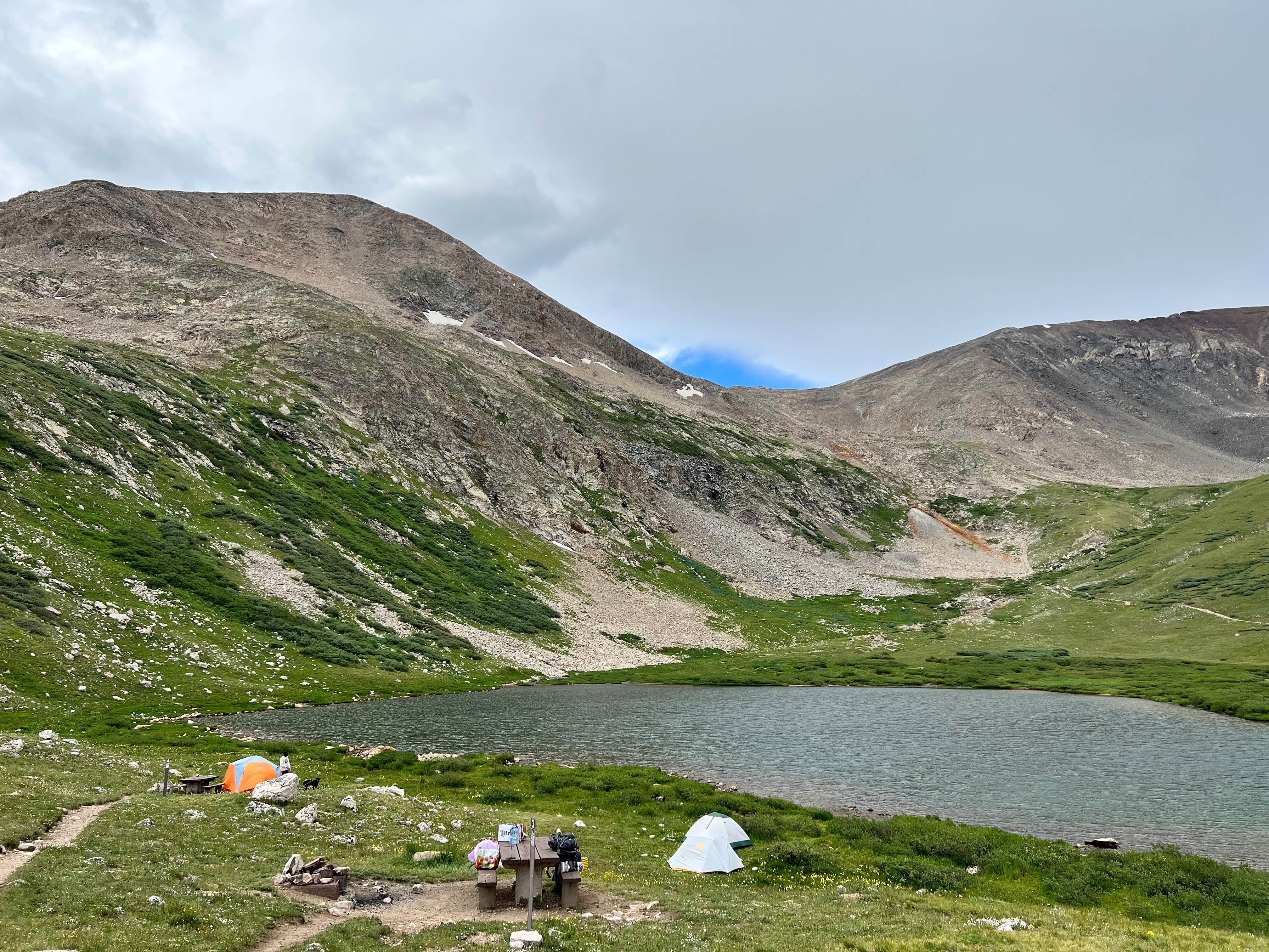 Toby B.'s photo of tent camping at Kite Lake near Buena Vista, CO