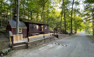 Camila J.'s photo of glamping accommodations at Great Divide Campground near Mount Bethel, PA