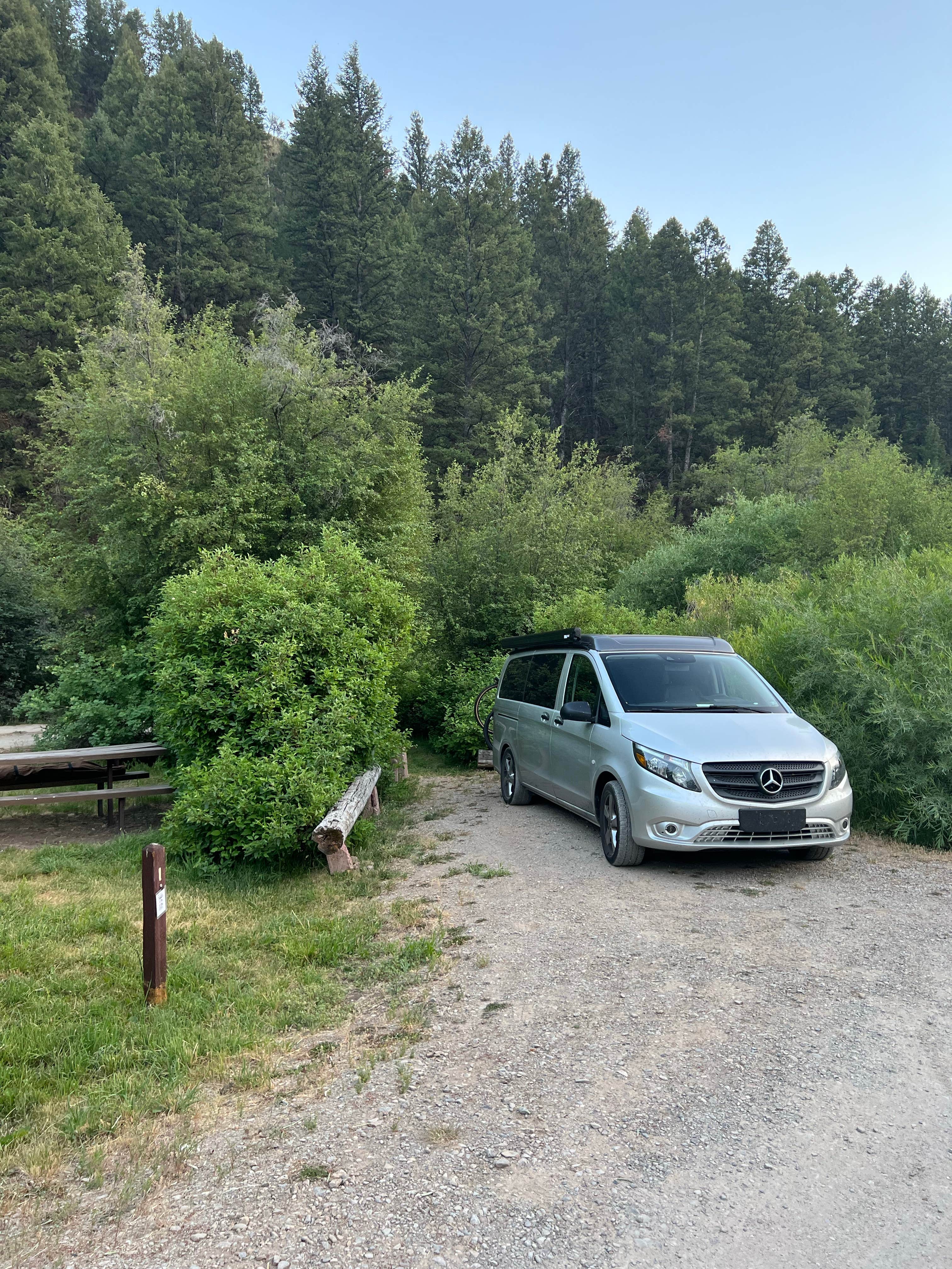 Sharon's photo of rv camping at Montpelier Canyon Campground near Fish Haven, ID