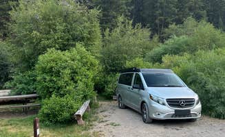 Sharon's photo of rv camping at Montpelier Canyon Campground near Afton, WY