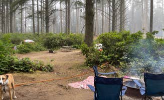 Paul J.'s photo of camping with pets at Bastendorff Beach Park in Oregon