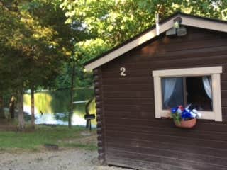 Ima C.'s photo of a cabin at Scottsburg/Raintree Lake KOA near Hoosier National Forest