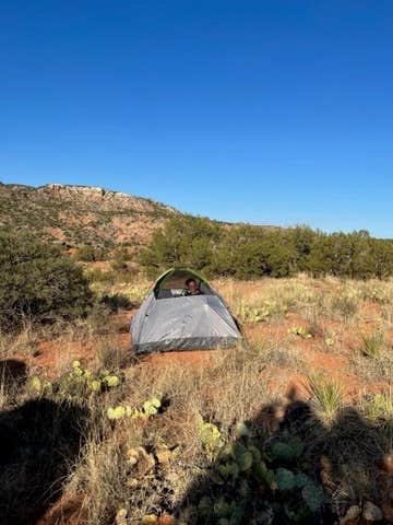 Emily C.'s photo at Fortress Cliff Primitive — Palo Duro Canyon State Park near McClellan Creek National Grassland