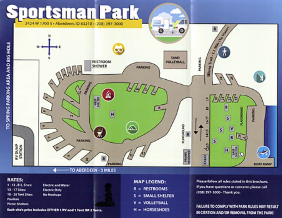 Camper-submitted photo at Bingham County Park Sportsmans Campground near American Falls, ID