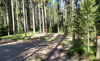Camping near Wood Lake: Benchmark, Augusta, Montana