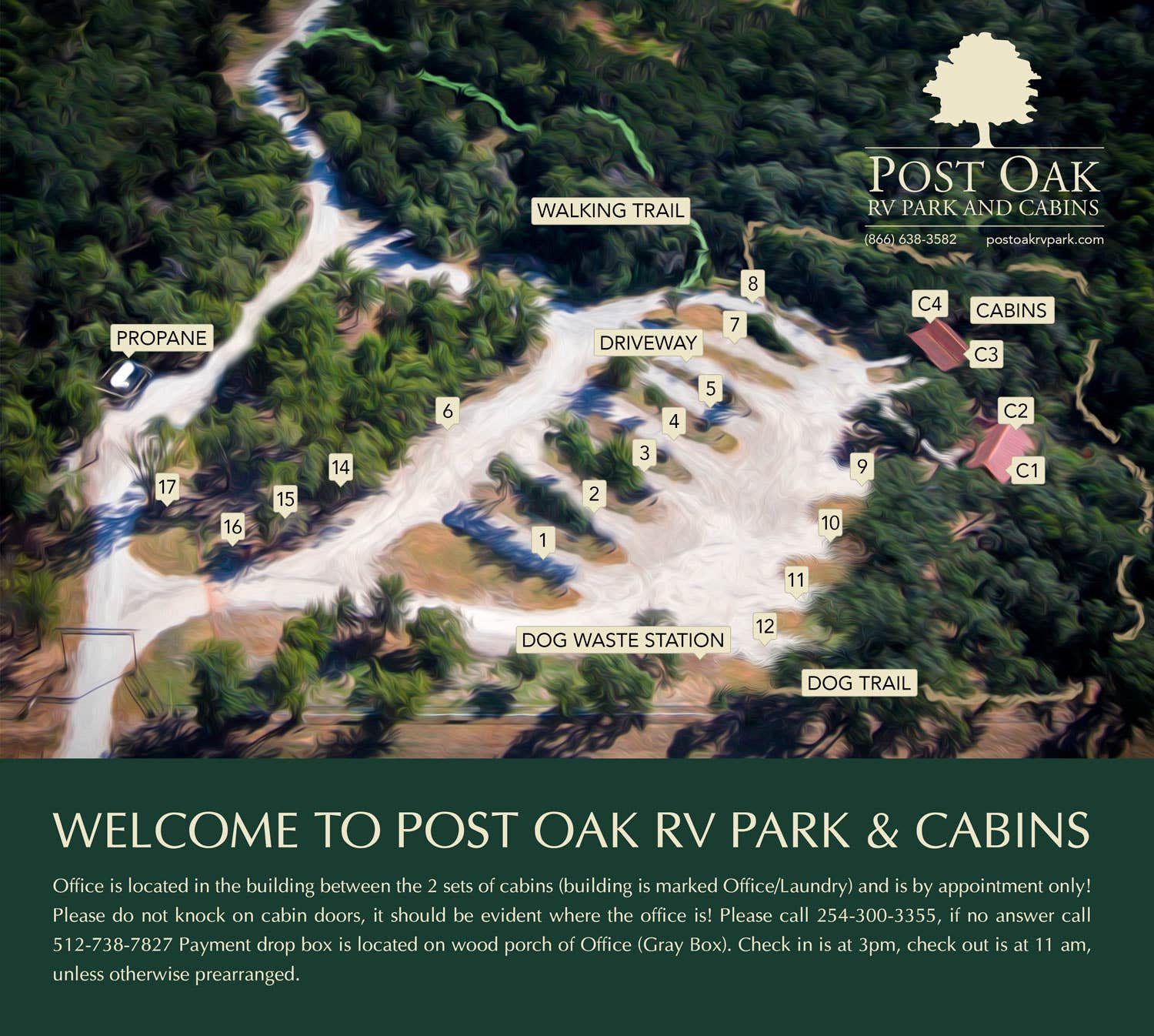 Camping near Camp Fimfo Waco: Post Oak RV Park, Waco, Texas