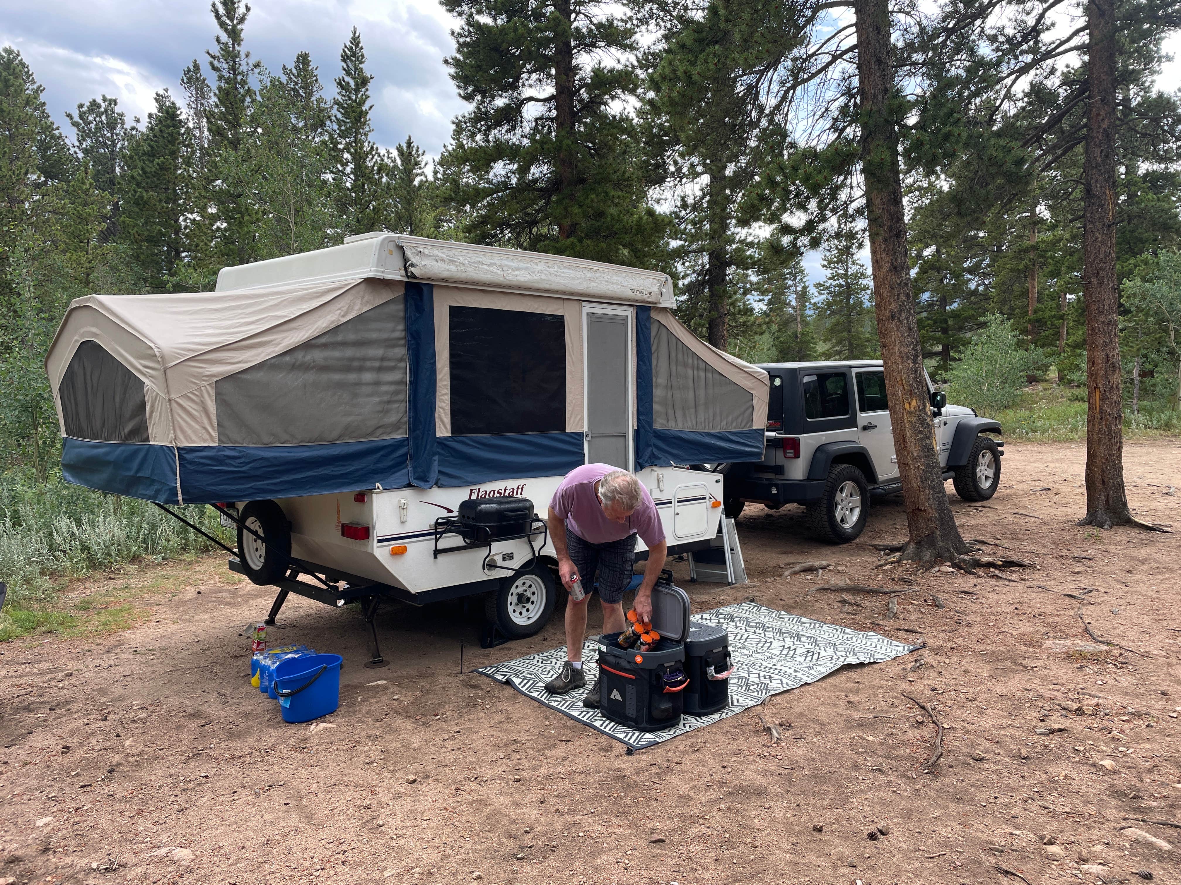Kendra's photo at Meeker Park Overflow Campground near Allenspark, CO