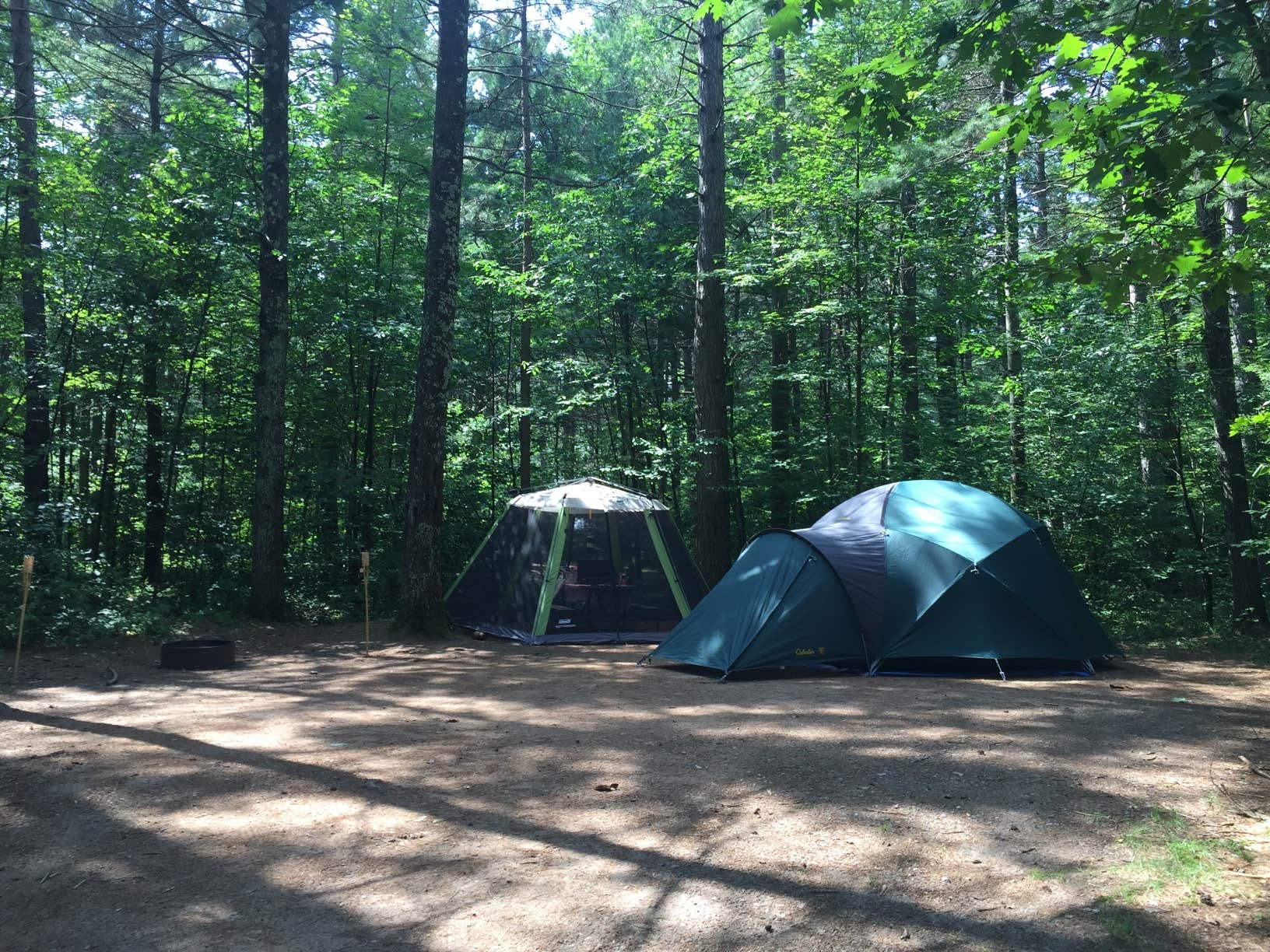Jay W.'s photo at Musky Lake Campground — Northern Highland State Forest in Wisconsin
