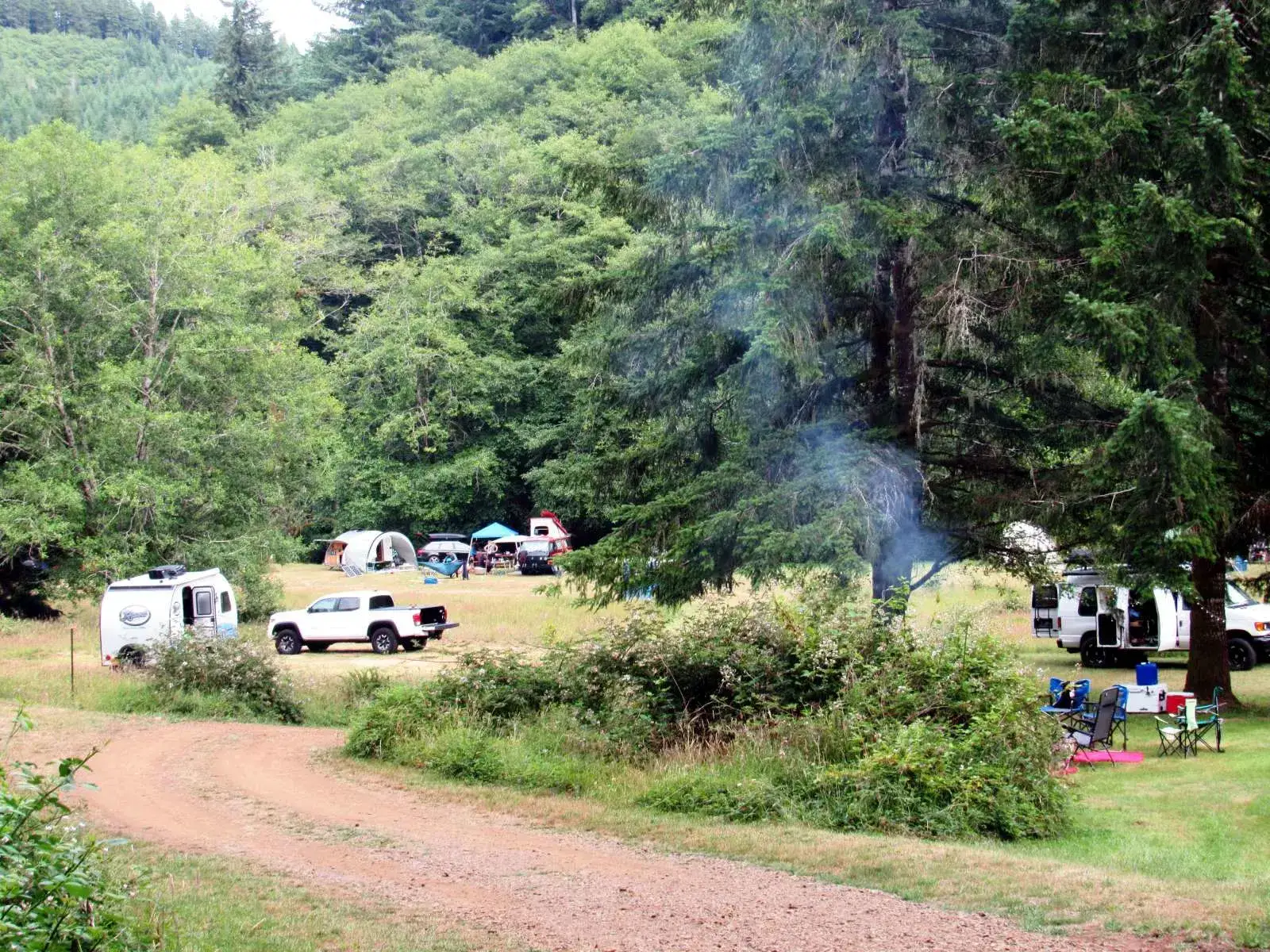 Best tent camping near Trask Oregon