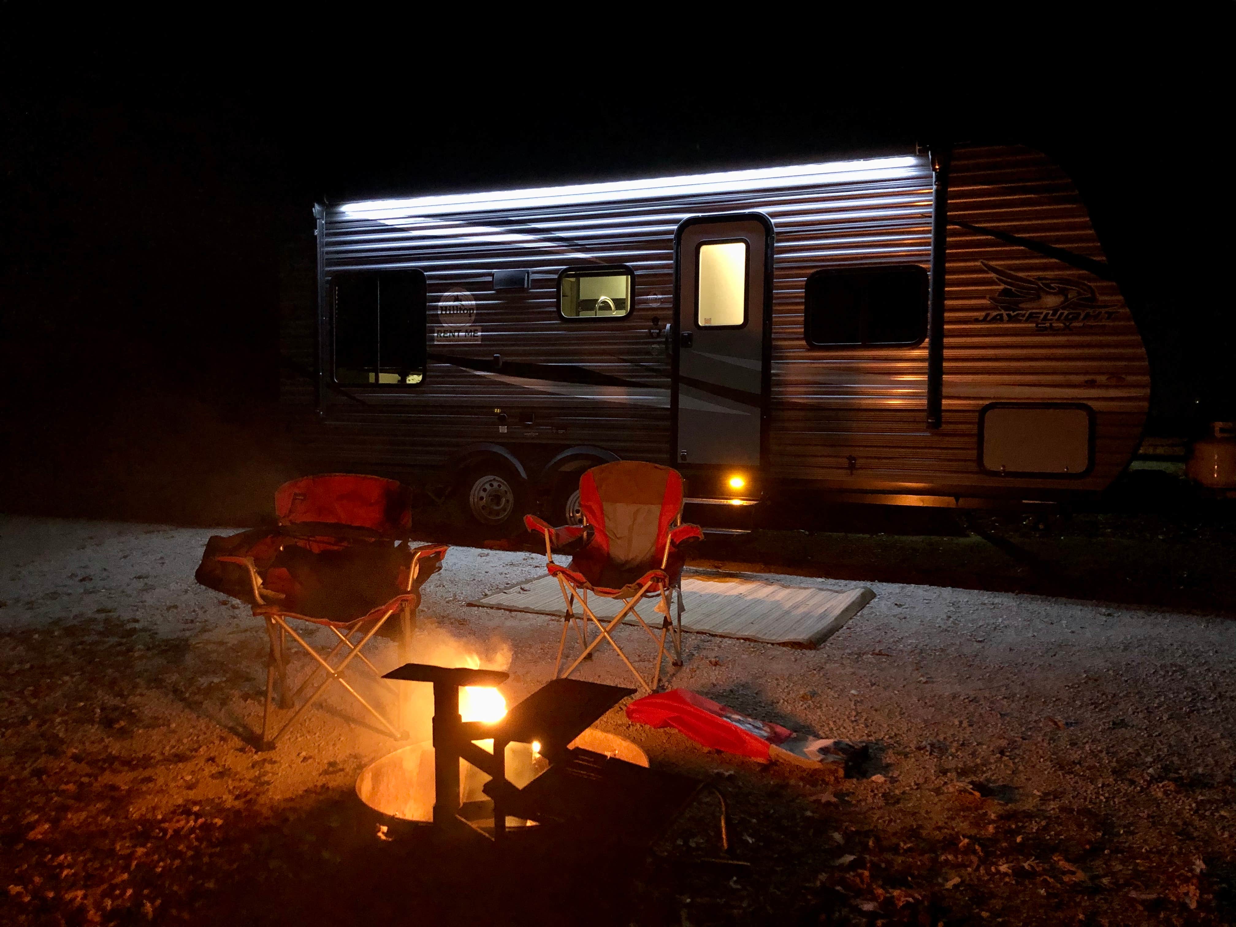 Camper submitted image from Lake Ahquabi State Park Campground - 1