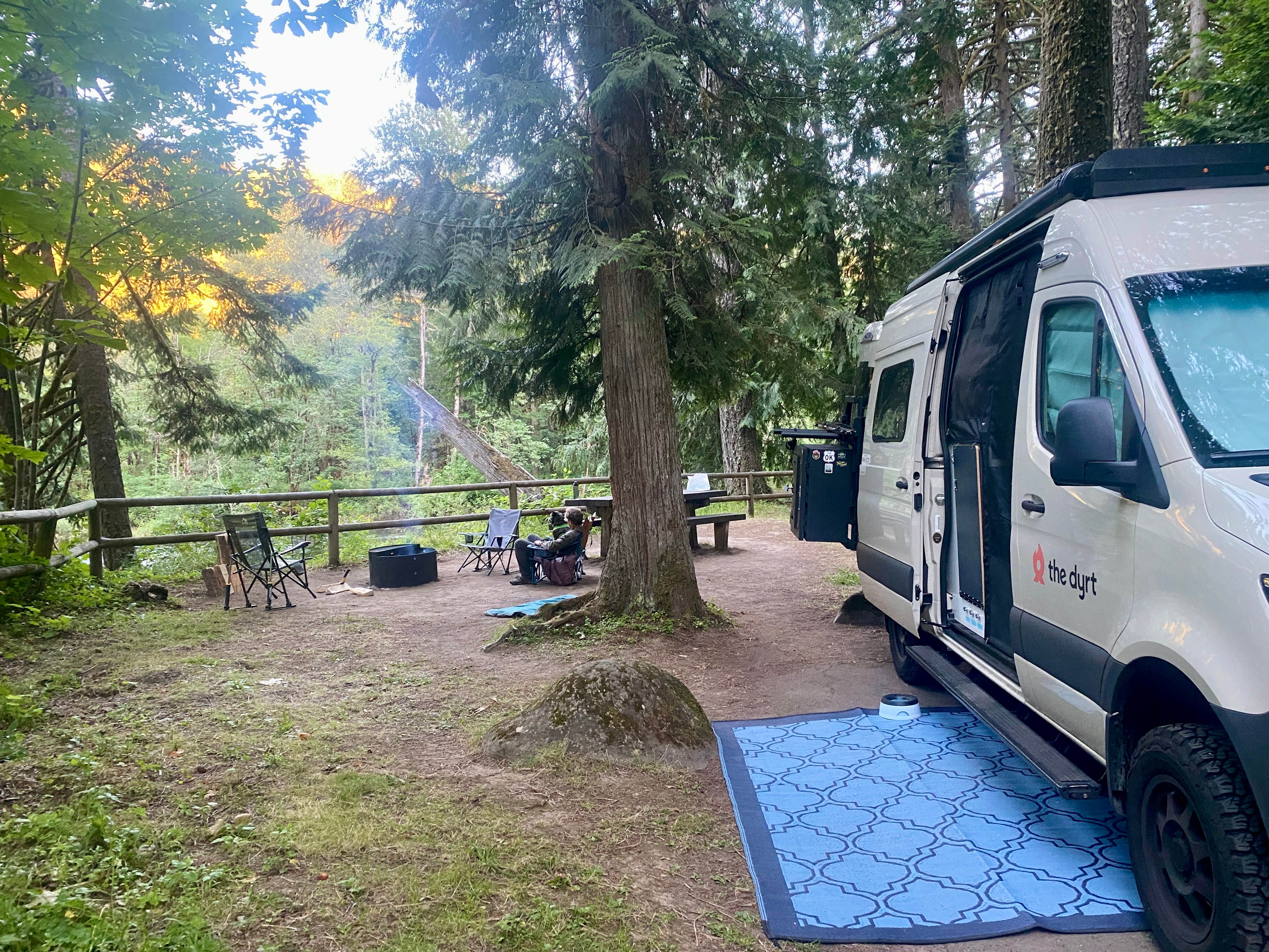 Sarah S.'s photo of rv camping at Black Canyon Campground - Willamette NF near Dorena Lake