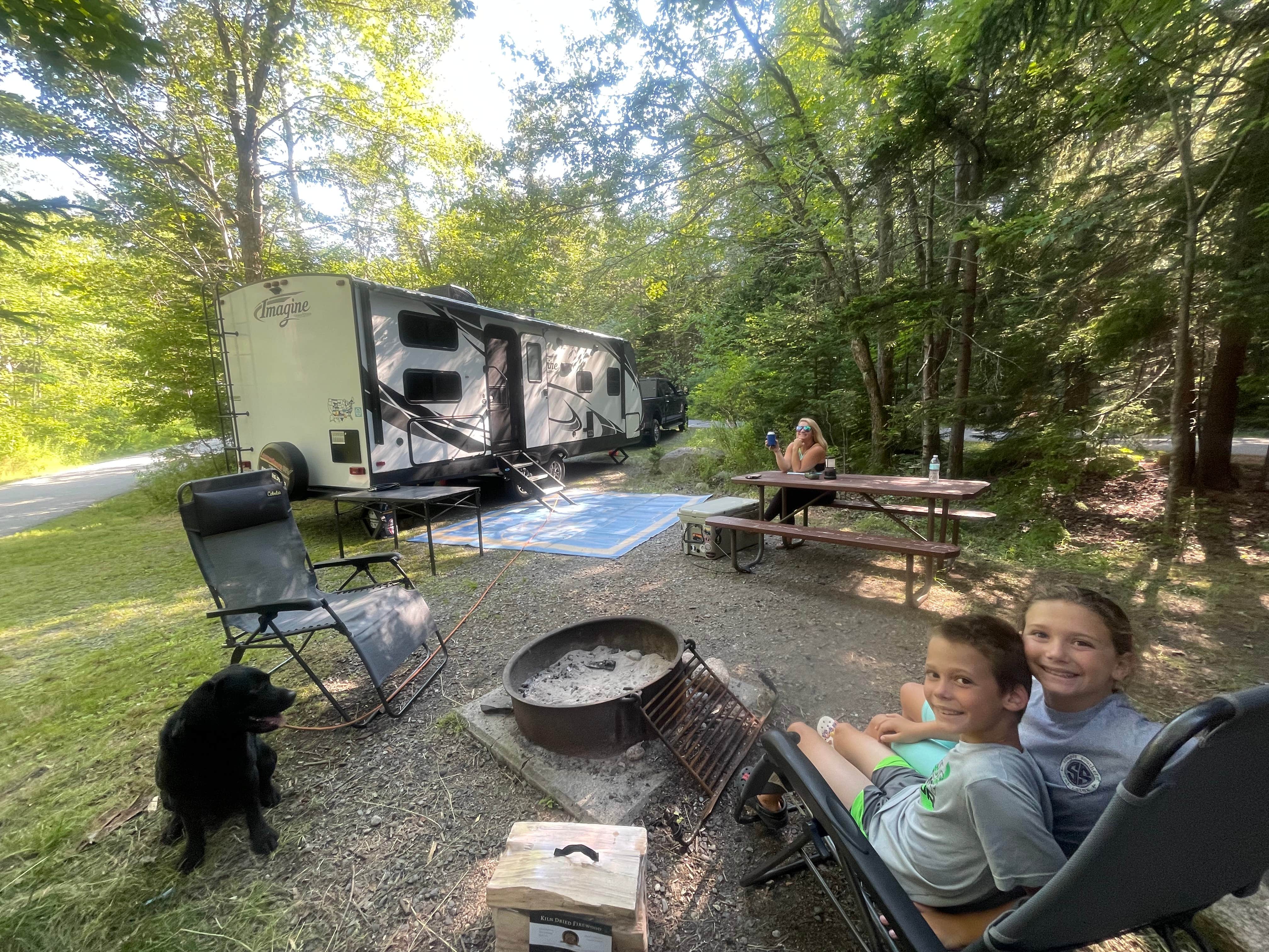 Scott B.'s photo of camping with pets at Blackwoods Campground — Acadia National Park near Acadia National Park