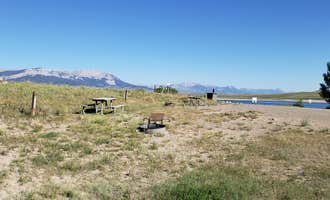 Camping near Bean Lake: Nilan Reservoir, Augusta, Montana