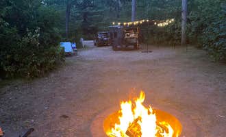 Camping near Nelligan Lake: Twin Bridge County Park, Athelstane, Wisconsin