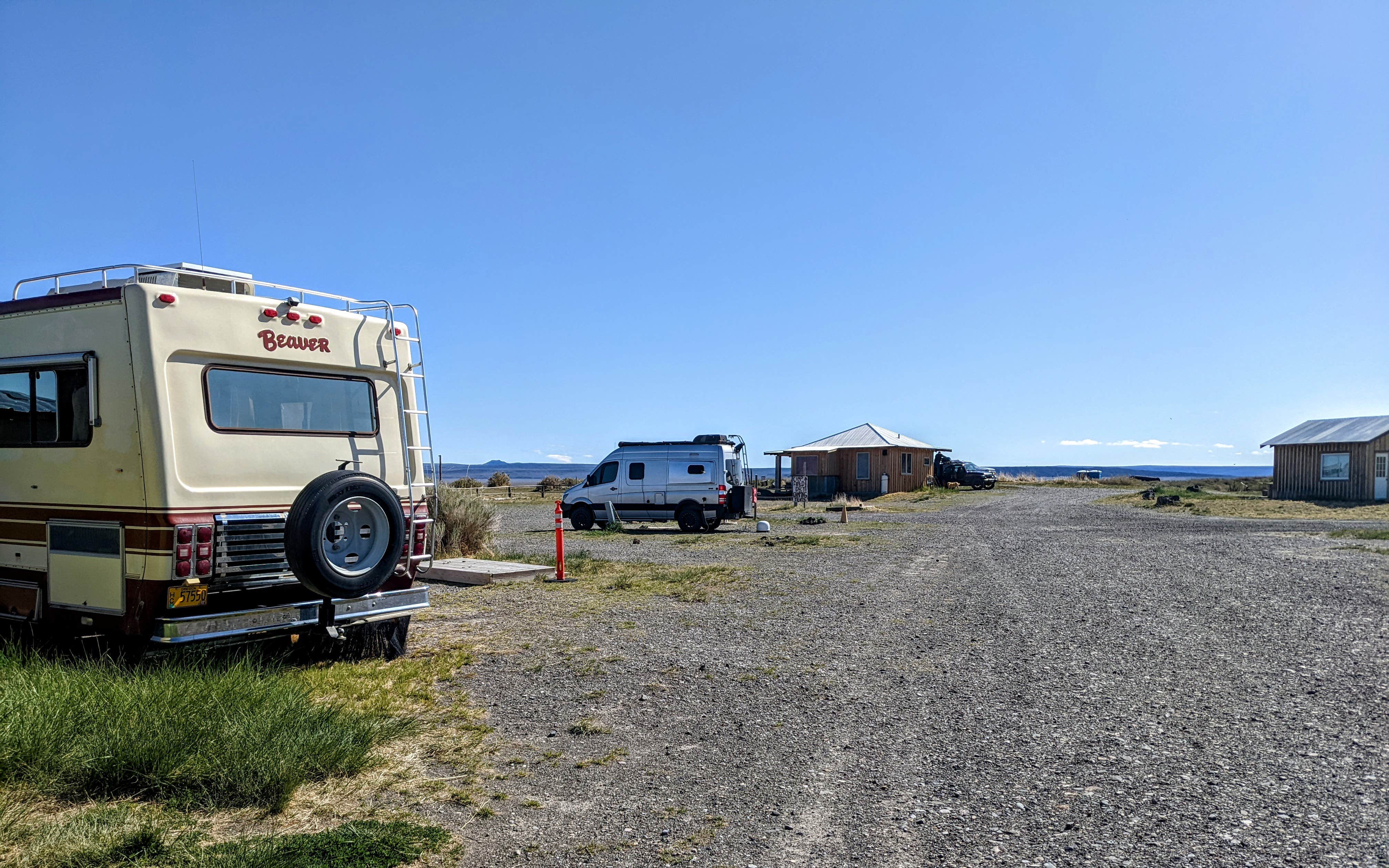 Shari  G.'s photo of rv camping at Summer Lake Hot Springs near Christmas Valley, OR