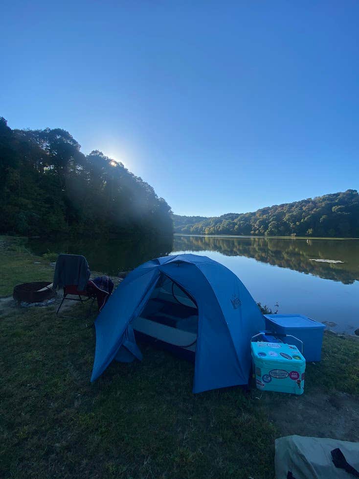 Anna S.'s photo at Dock Area Campsites — Burr Oak State Park near Malta, OH